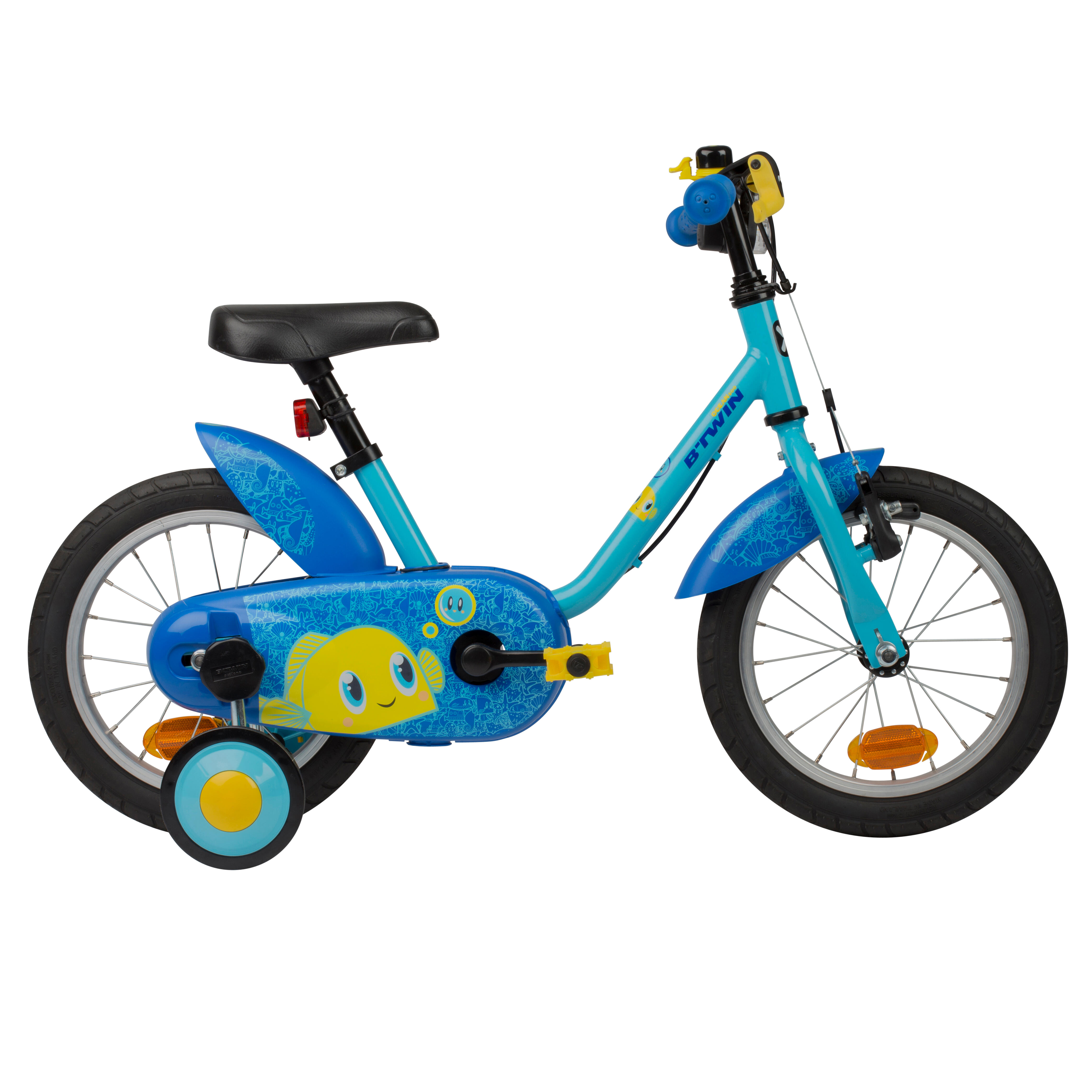 Btwin Kinderfahrrad 14 Zoll 500 Ocean blau