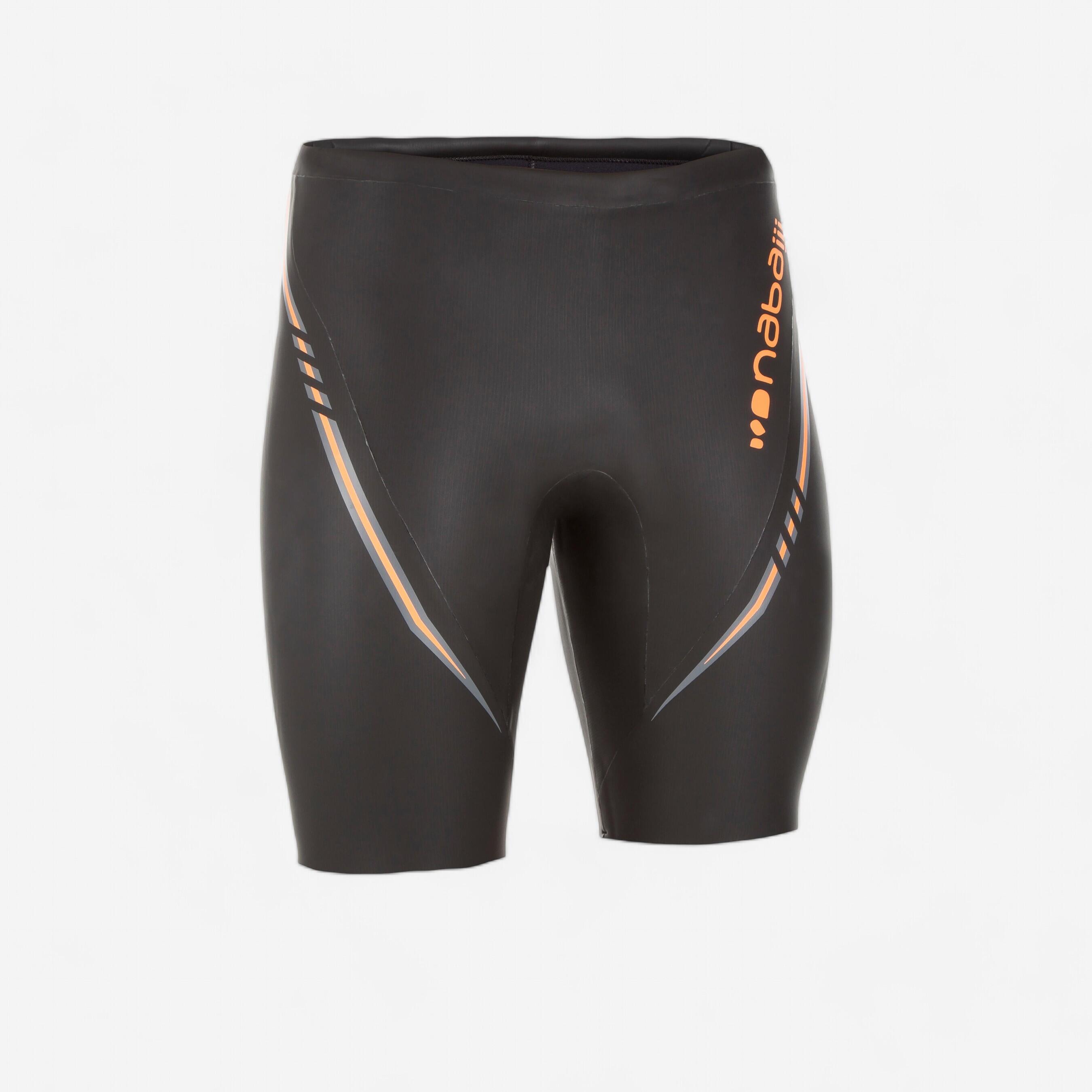 Nabaiji Badehose Jammer Neopren 4mm Herren schwarz/orange