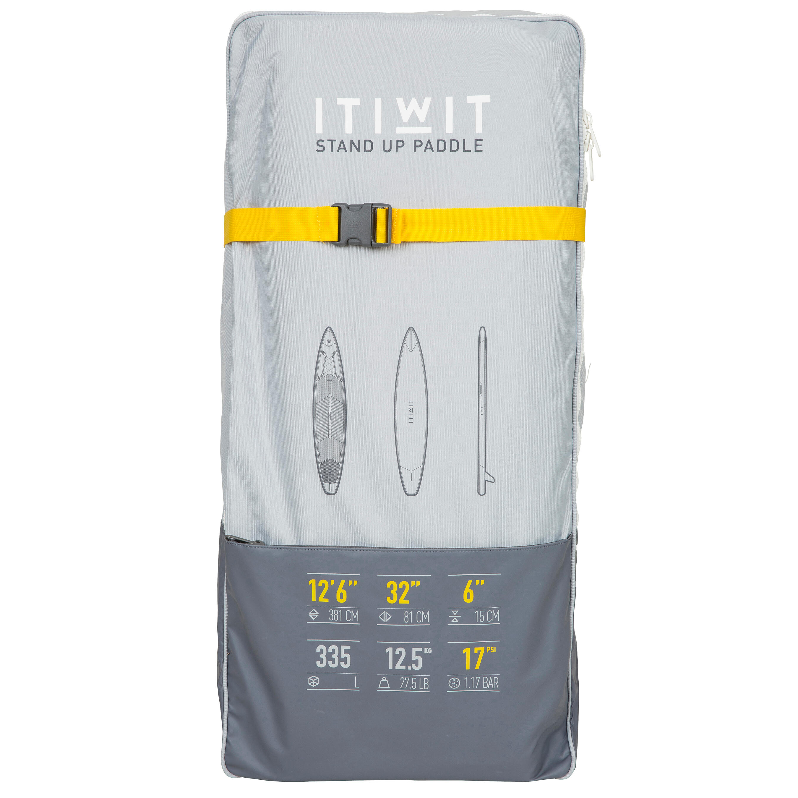 Itiwit Rucksack Boardbag für Stand Up Paddle Touring 12'6 32"