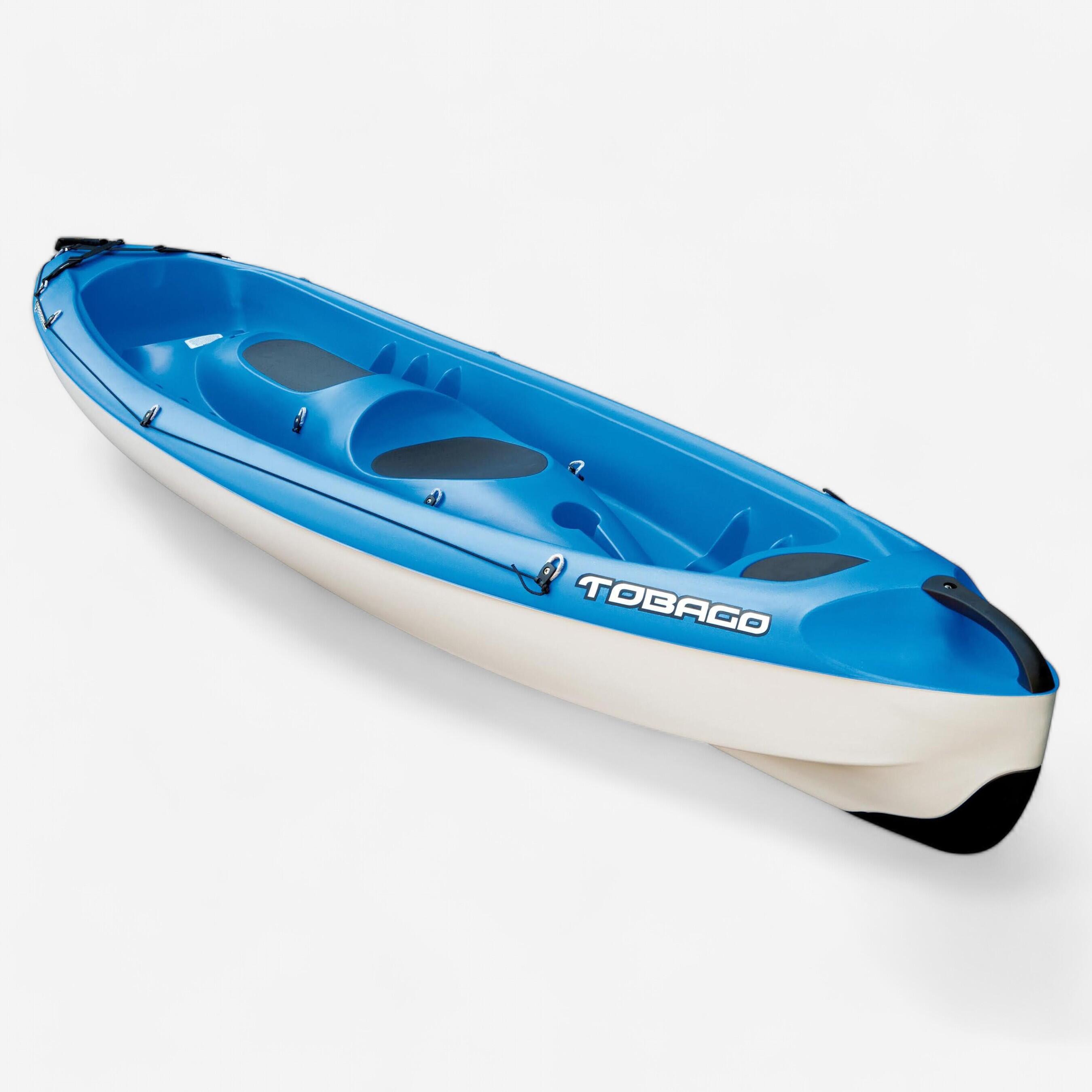 Tahe Outdoors Kajak Kanu Hartschale TAHE TOBAGO 3 Plätze 2 Erwachsene + 1 Kind