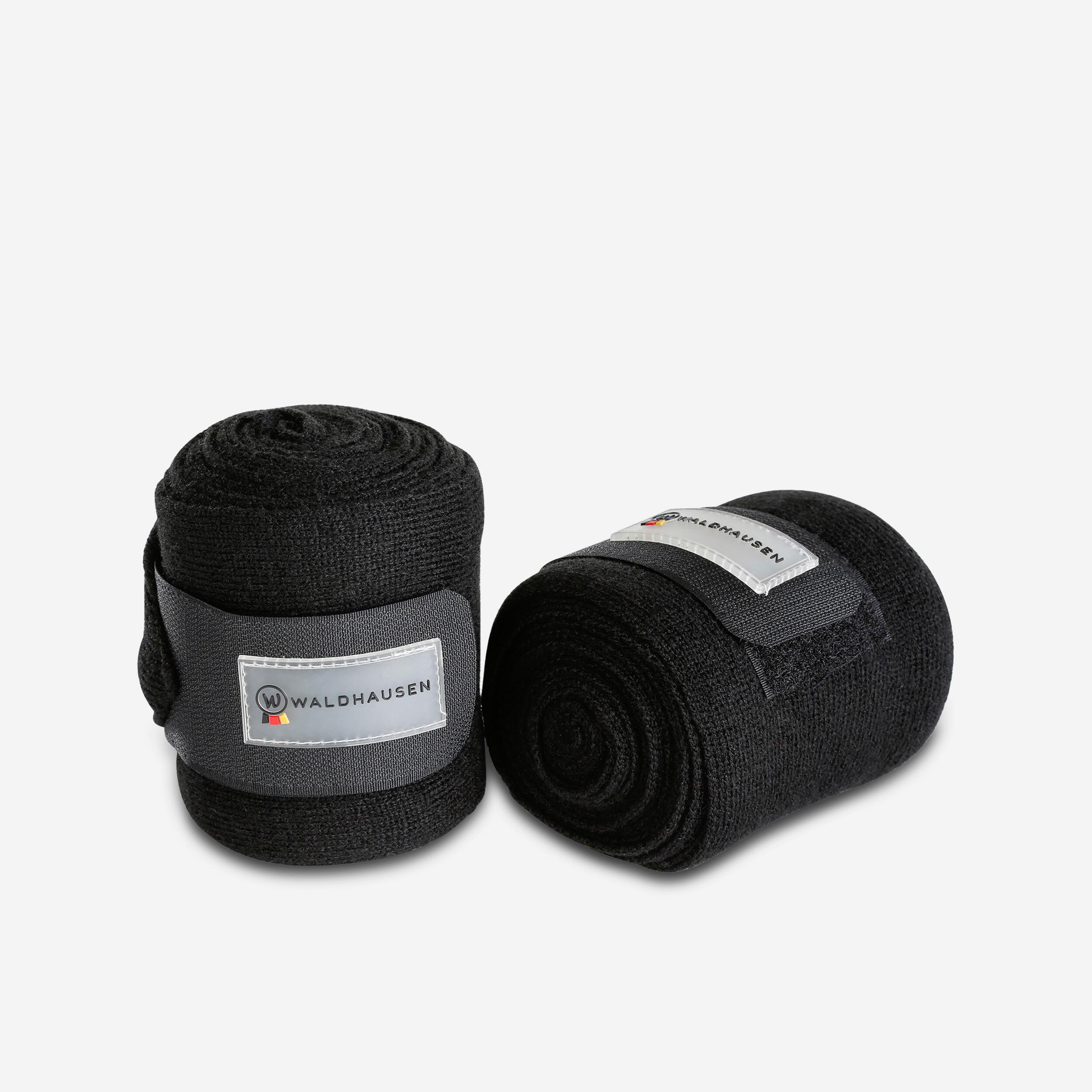 Waldhausen Ruhebandagen 2er-Pack Pferd 3 m schwarz