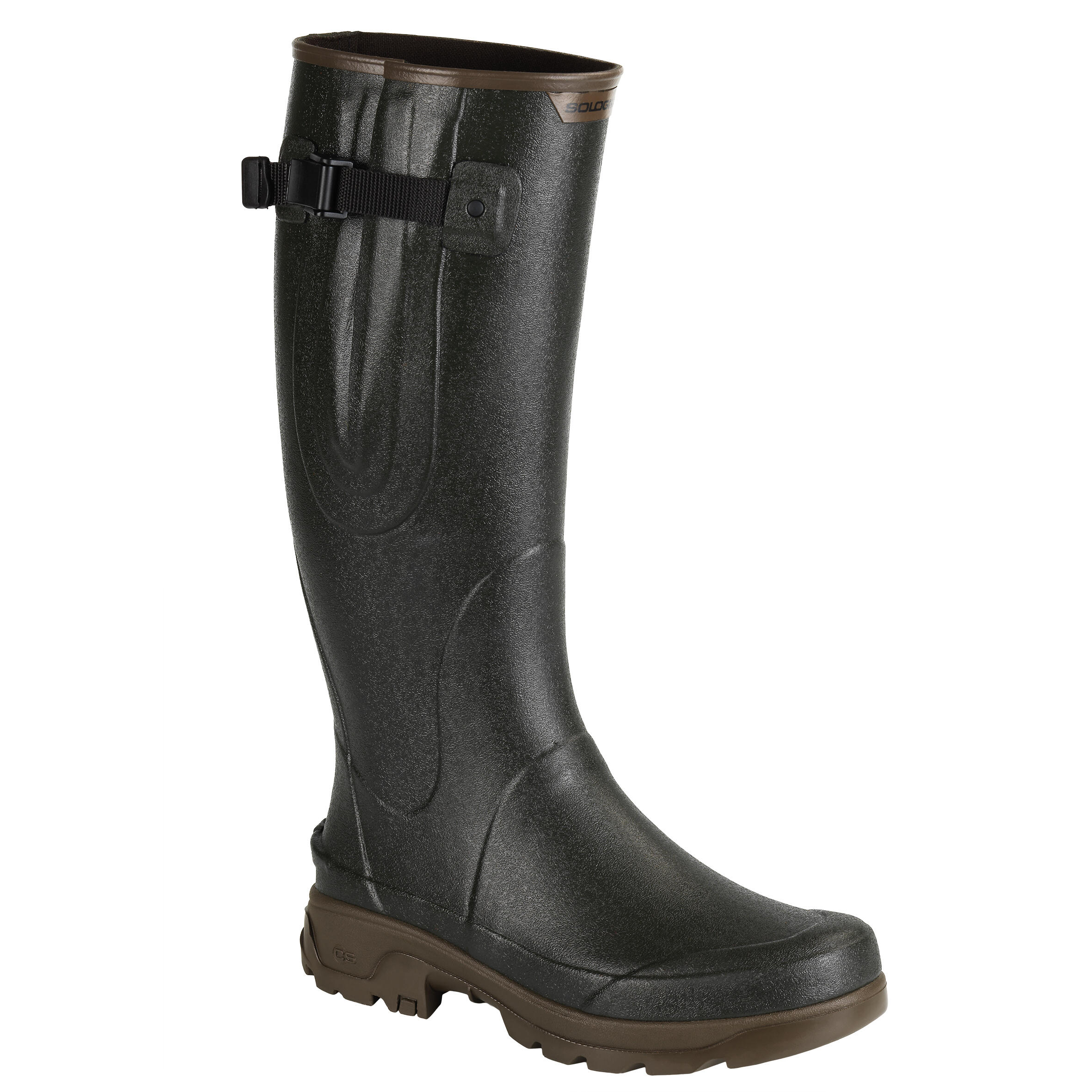 Solognac Gummistiefel 520 mit Balg, grün