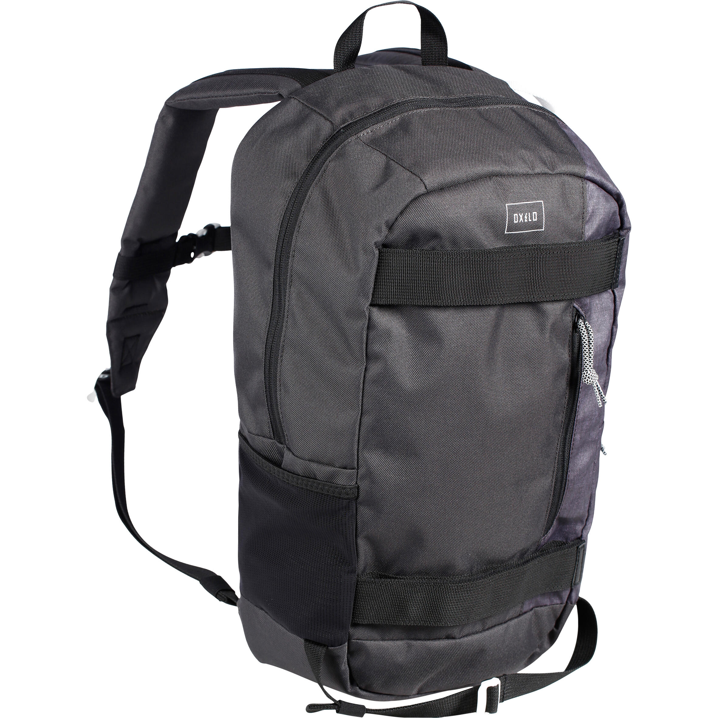 Oxelo Skater-Rucksack Mid 23L schwarz-meliert