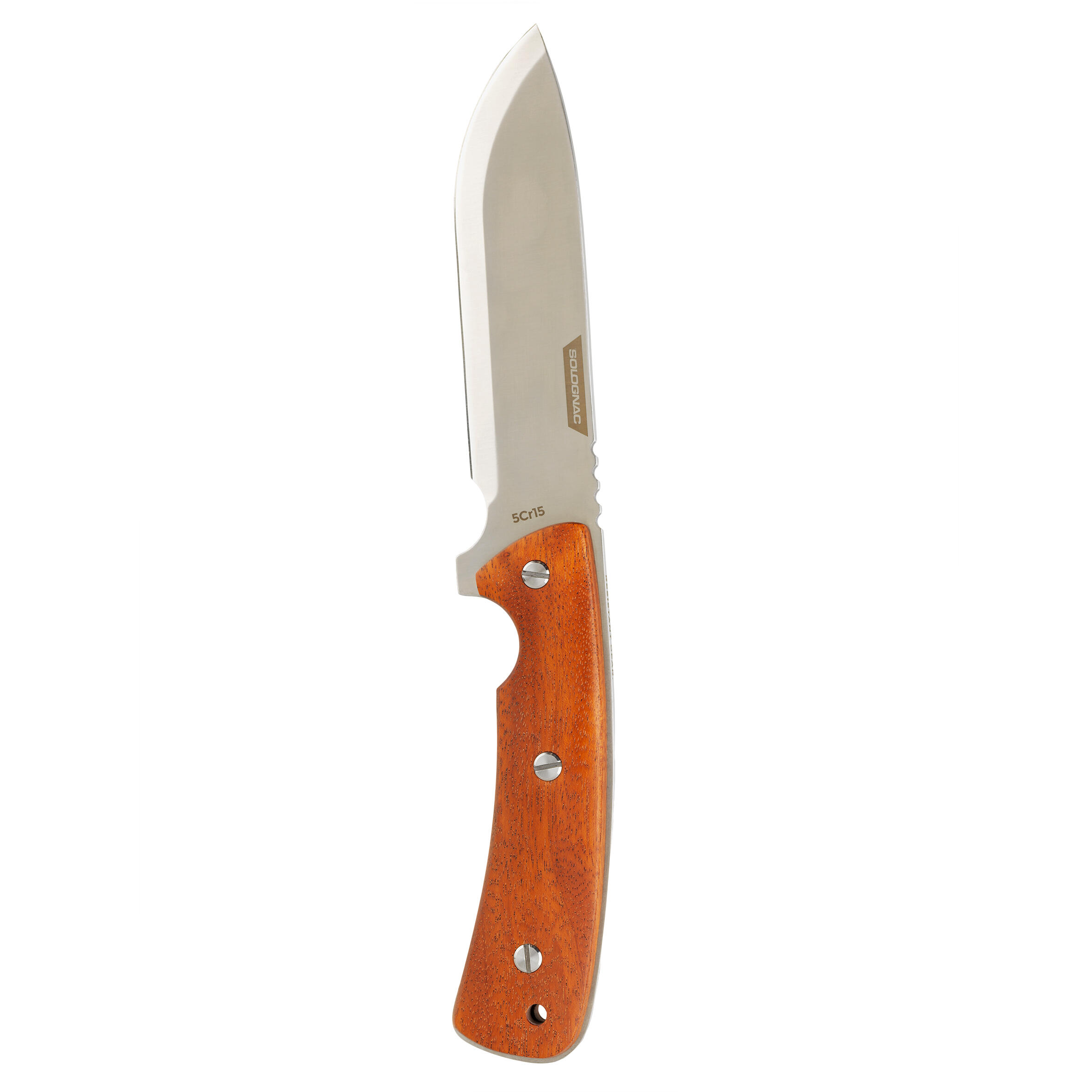 Solognac Jagdmesser SIKA 130 feststehend 13 cm Holz braun