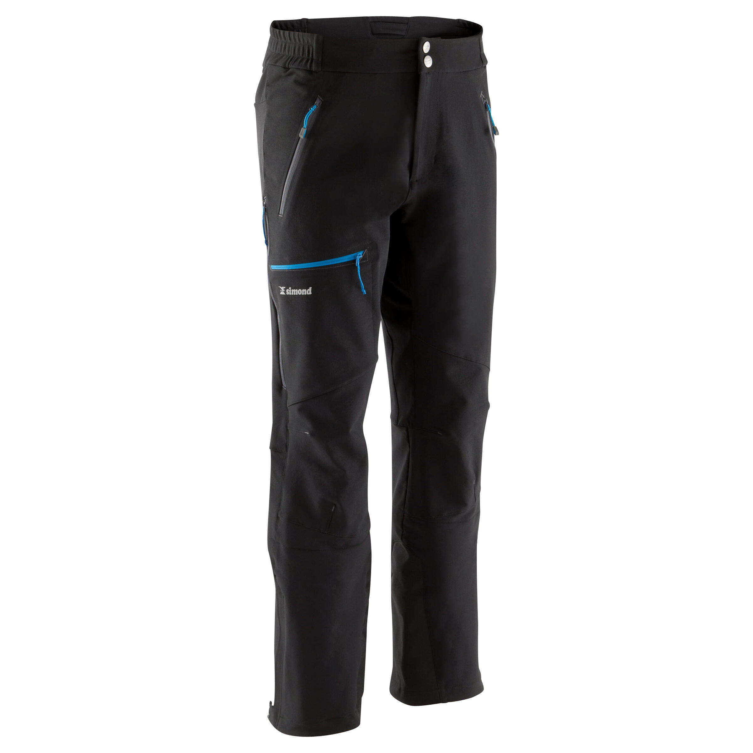 Simond Softshellhose Bergsteigen Alpinism Herren schwarz