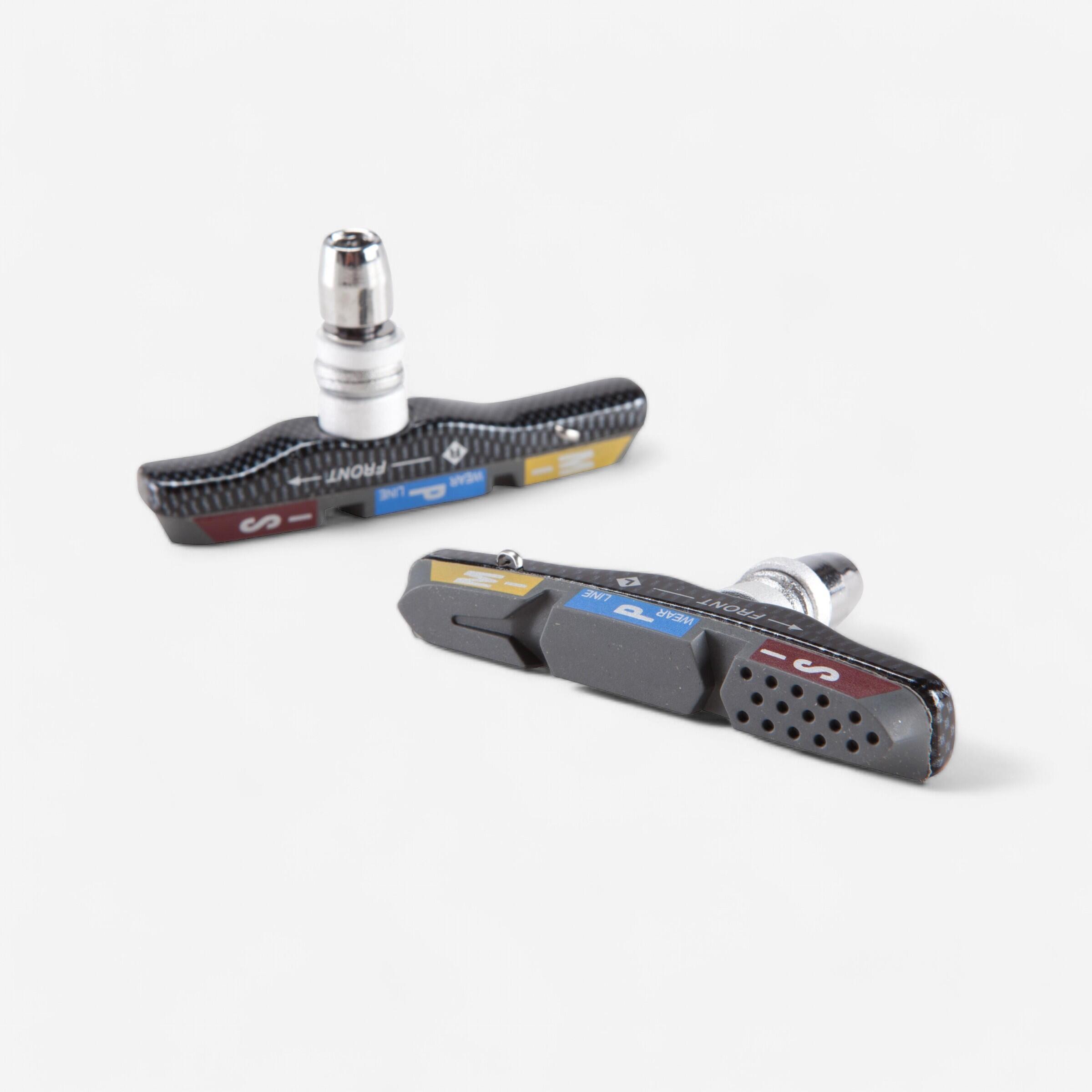 Decathlon Bremsbeläge Bremsschuhe V-Brake 900 Tri-Zone