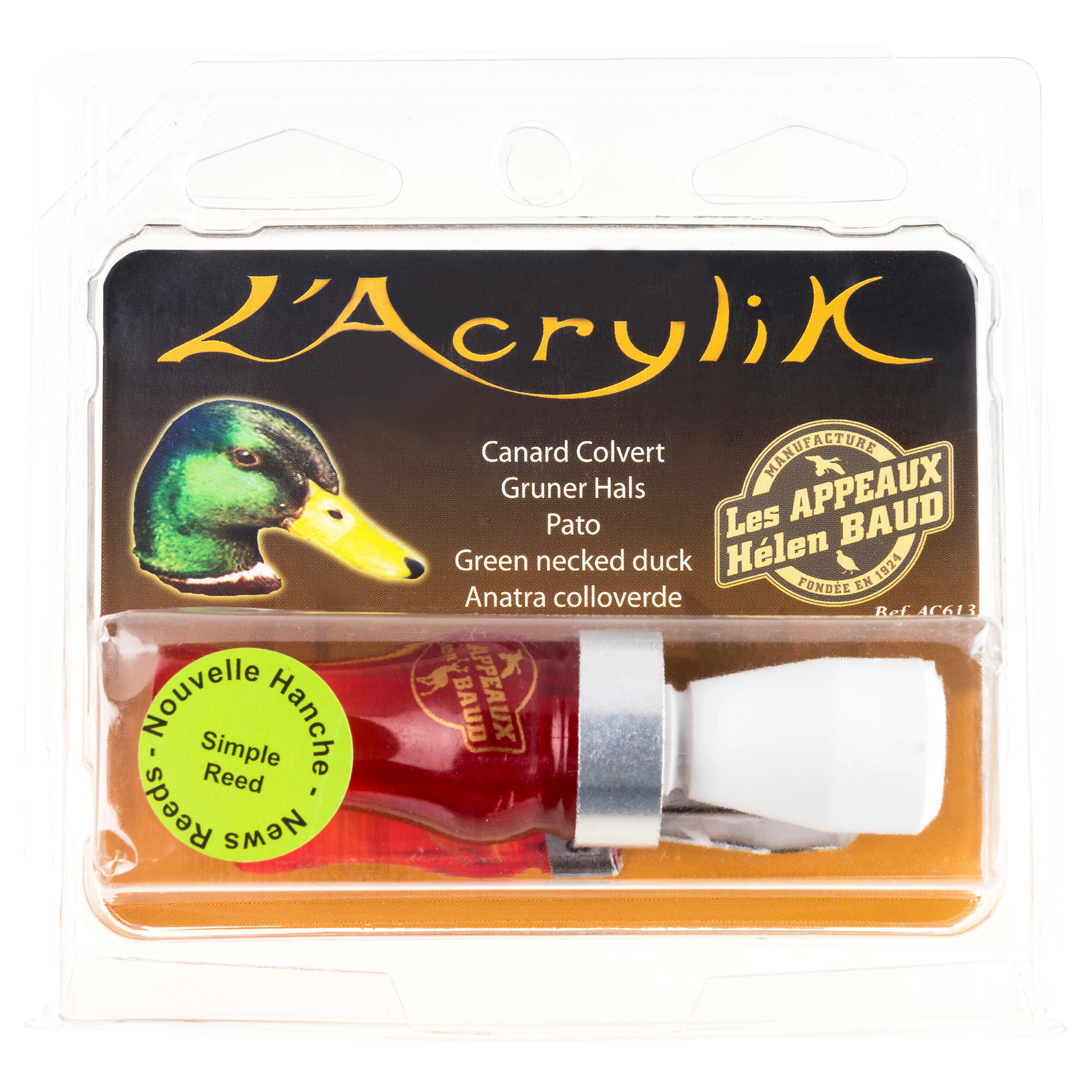 Baud Lockpfeife Stockente Acrylik