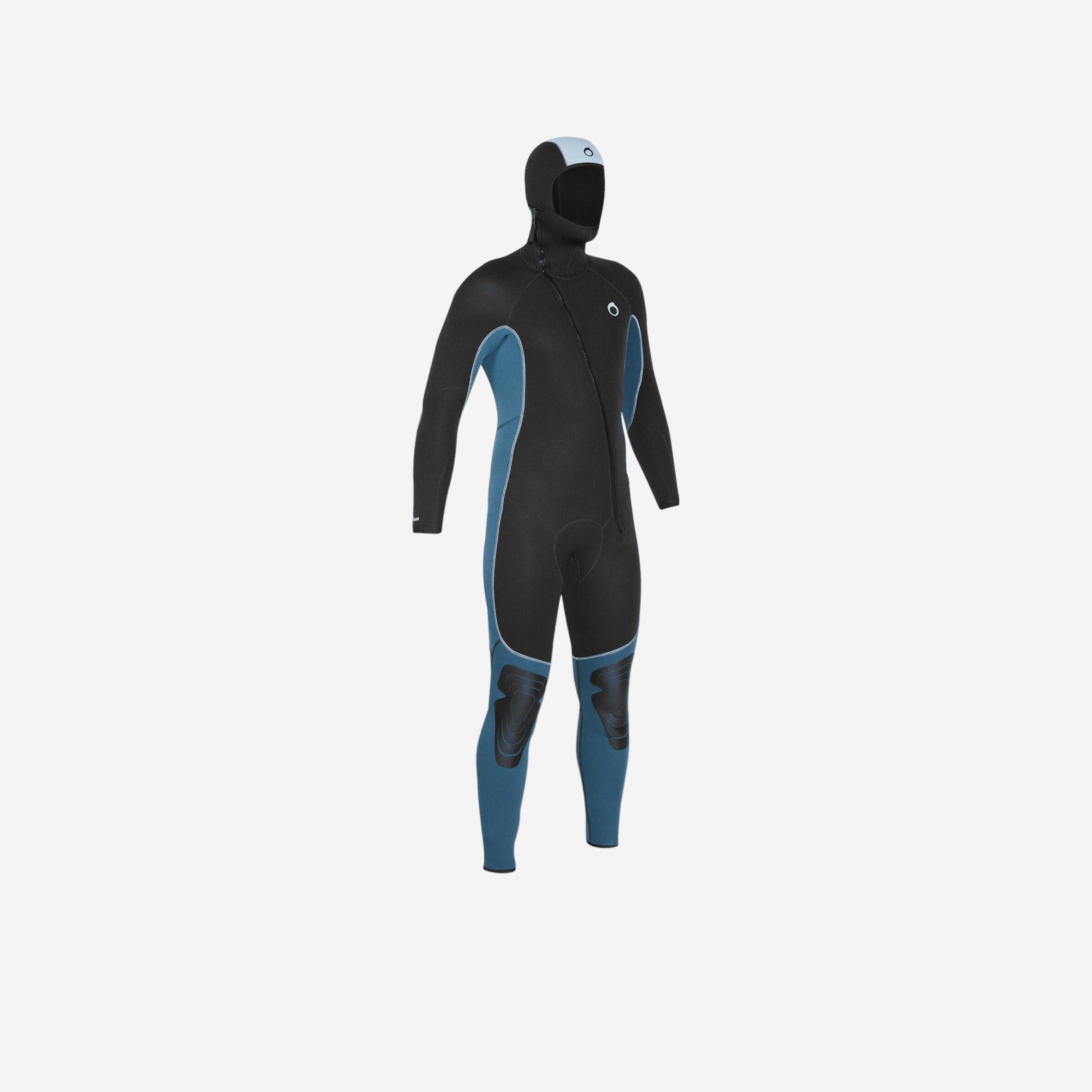 Subea Neoprenanzug Gerätetauchen SCD 100 Neopren 5 mm Frontzip Herren