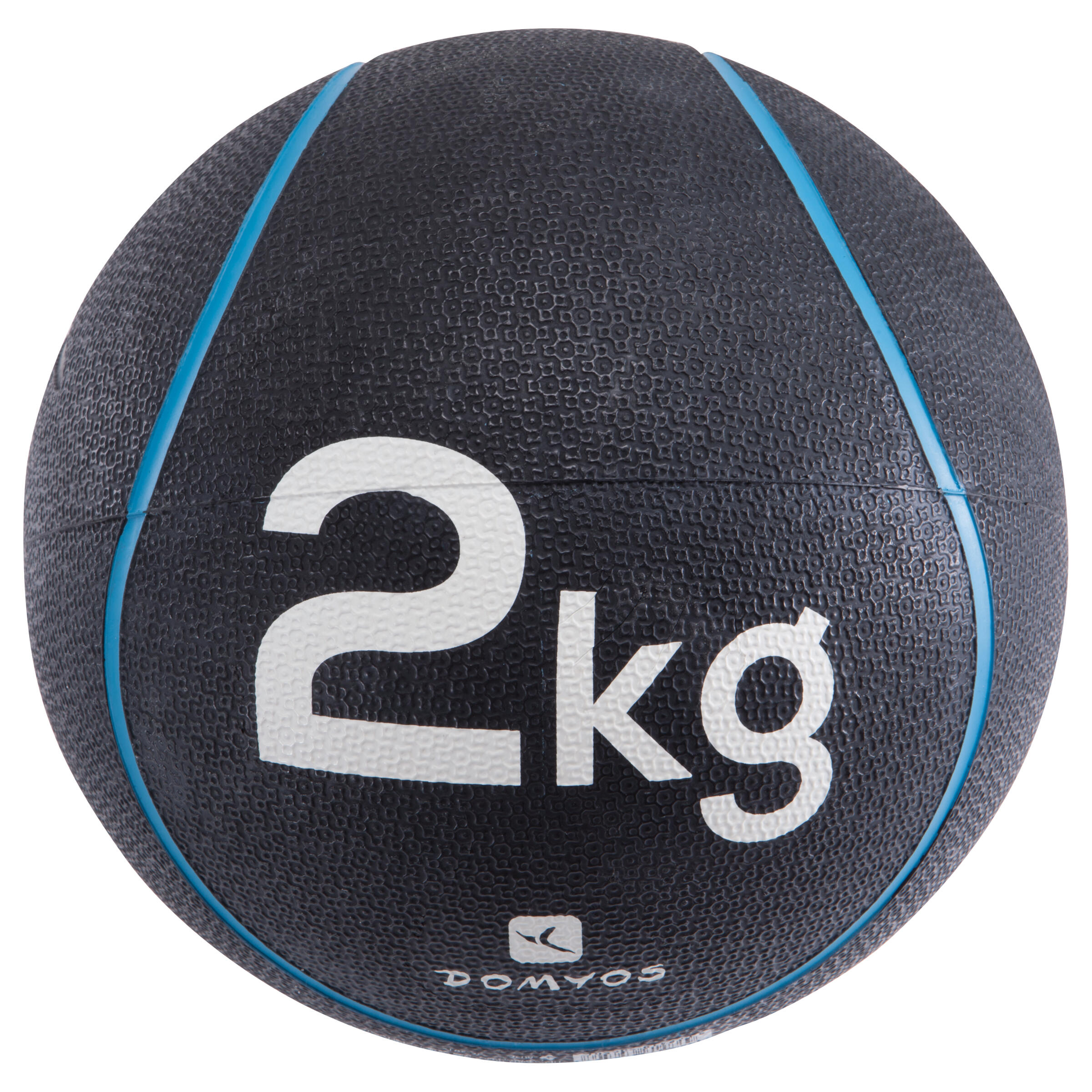 Domyos Medizinball 1 kg Durchmesser 20 cm türkis
