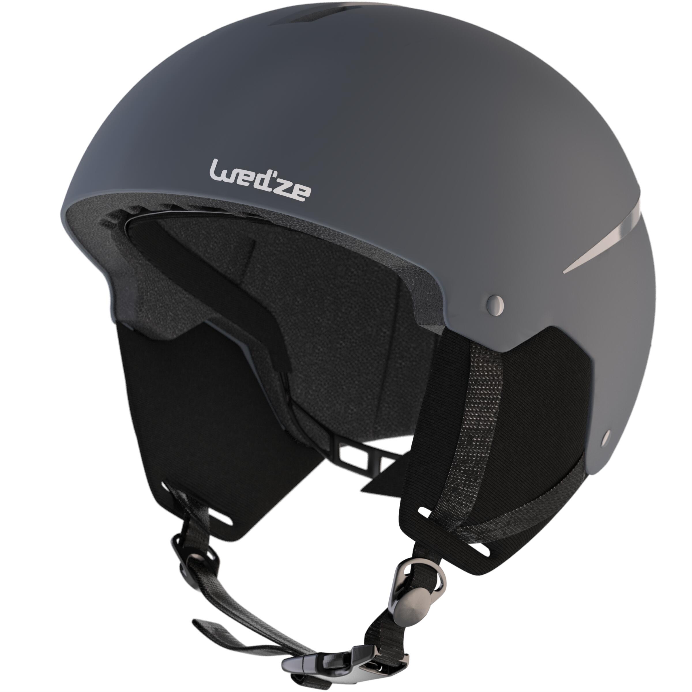 Wedze Skihelm Piste H 100 Erwachsene grau