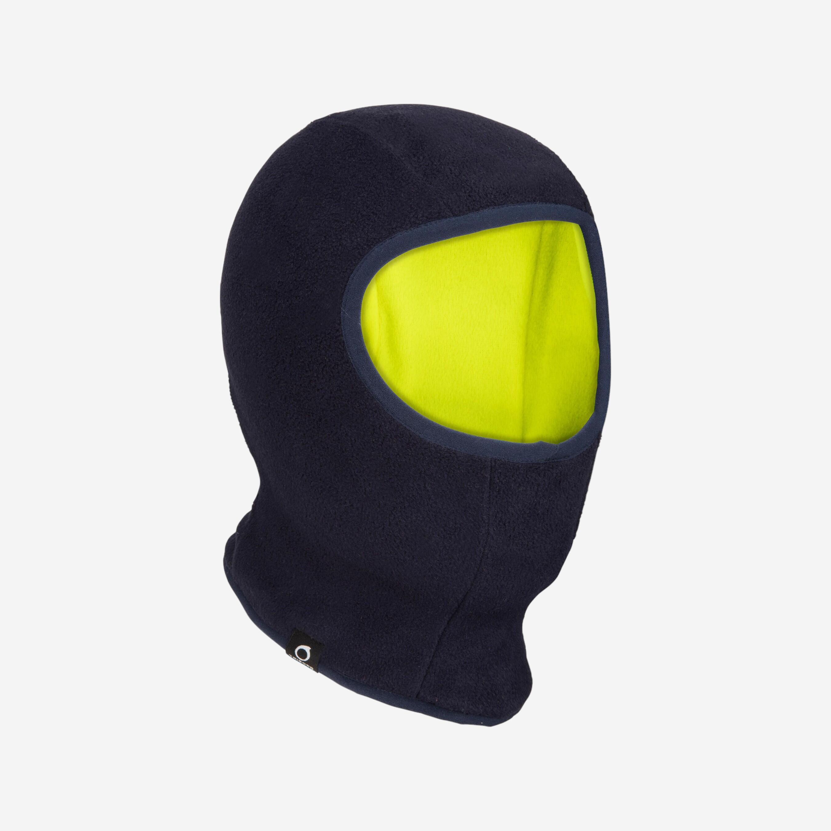 Tribord Kopfhaube Segeln Fleece Damen/Herren dunkelblau/gelb