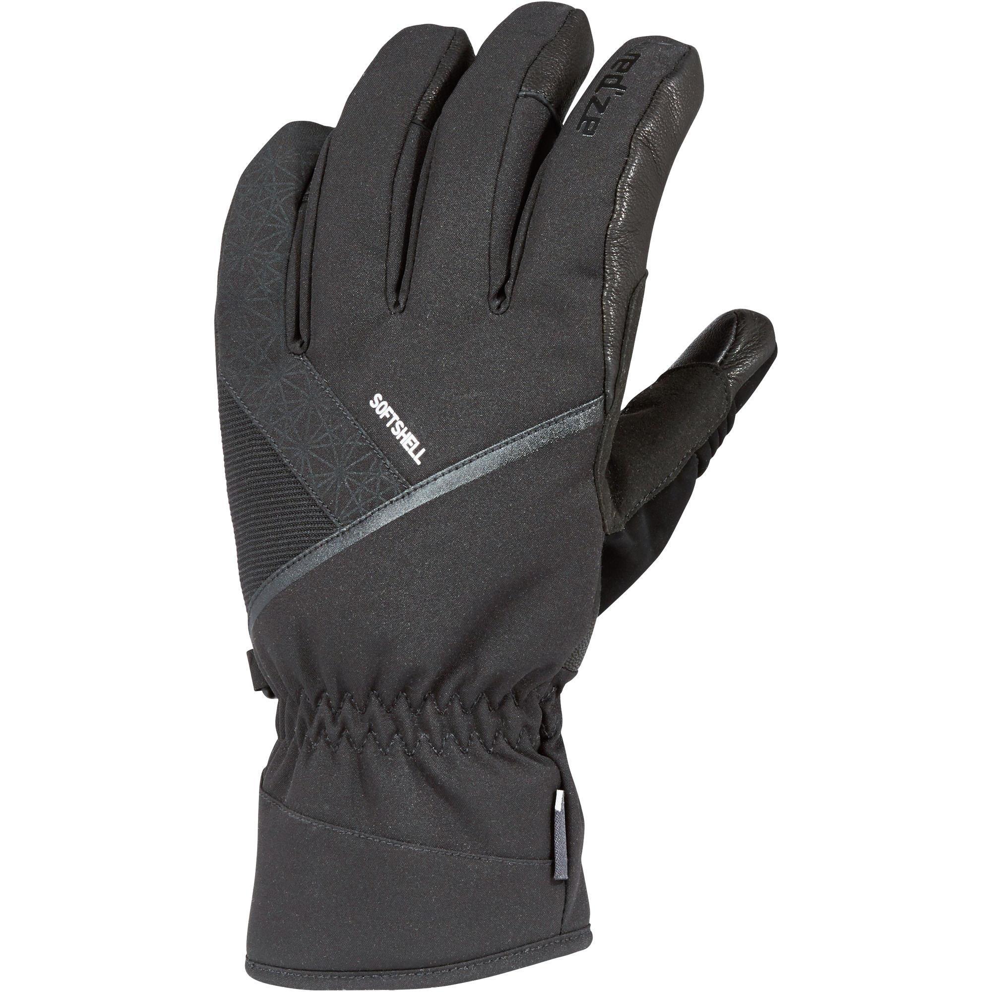 Wedze Skihandschuhe Piste 500 Erwachsene schwarz