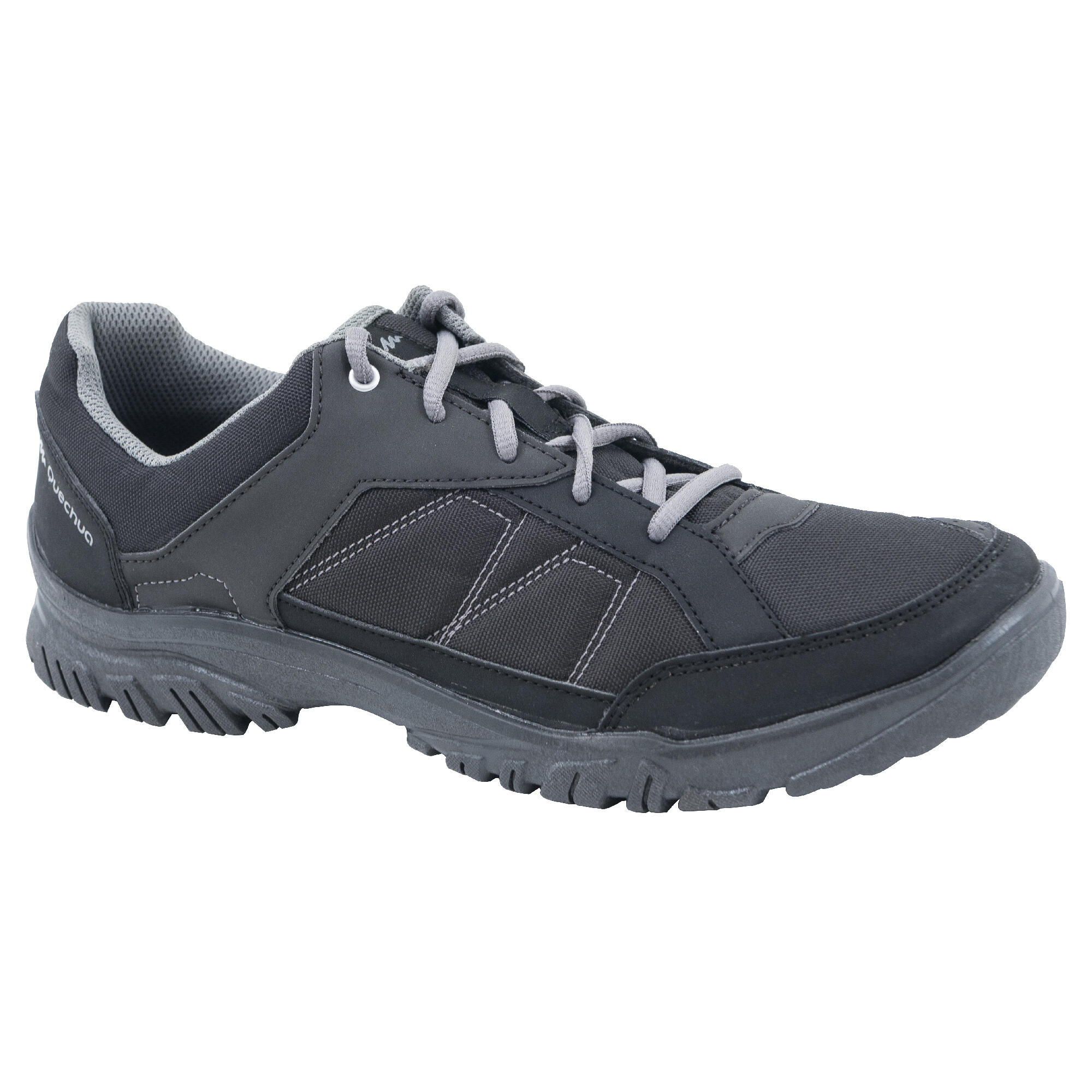 Quechua Wanderschuhe Naturwandern NH100 Herren schwarz