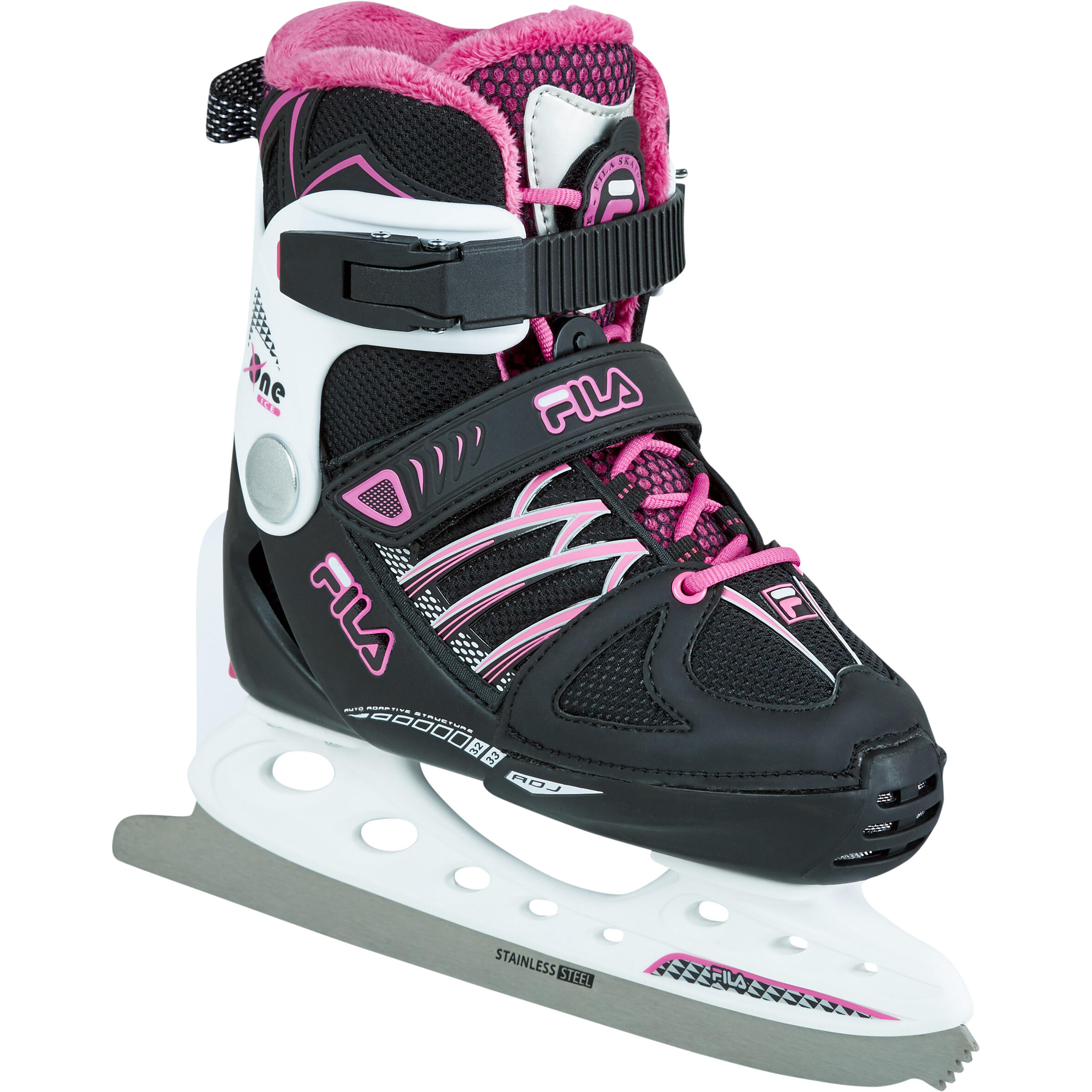Fila Schlittschuhe X-One schwarz/magenta