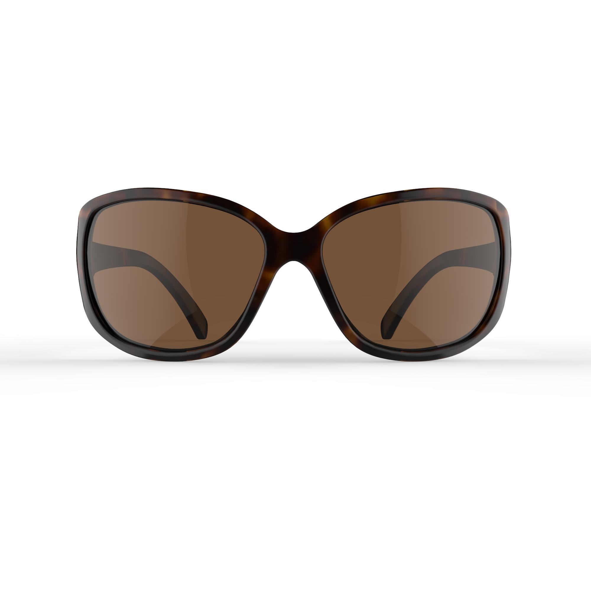 Quechua Sonnenbrille Wandern MH530 Havana Damen Kategorie 3
