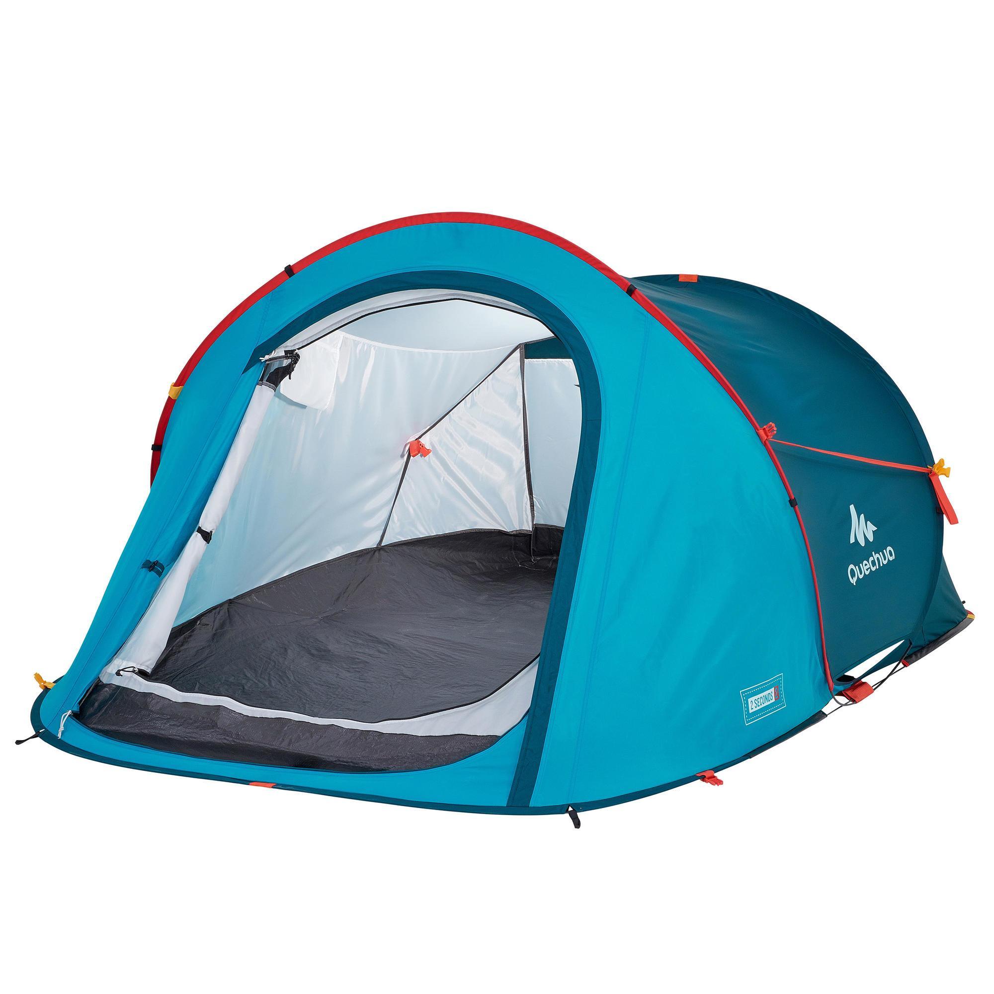 Quechua Wurfzelt - 2 Seconds für 2 Personen blau