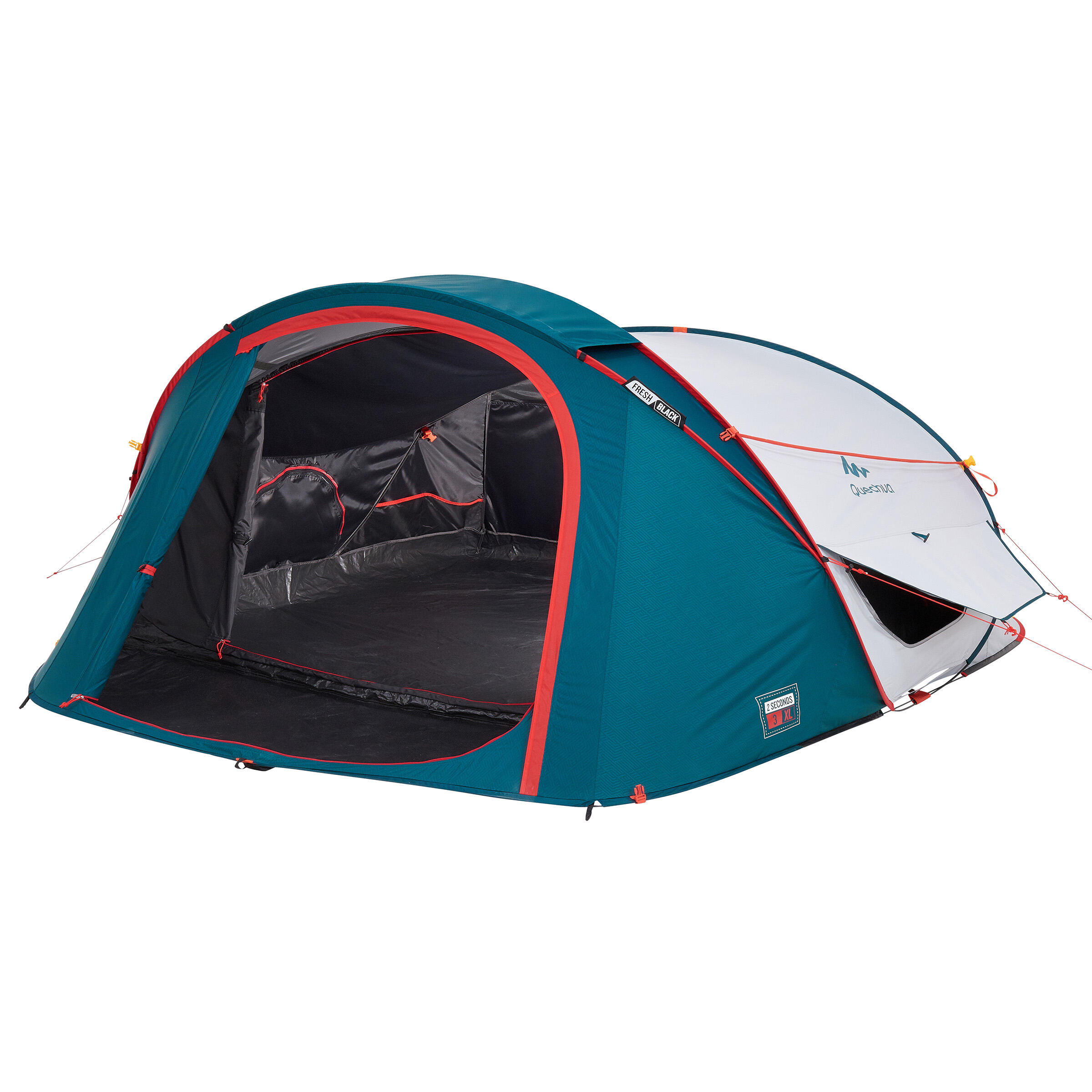 Quechua Wurfzelt Fresh & Black - 2 Seconds XL für 3 Personen