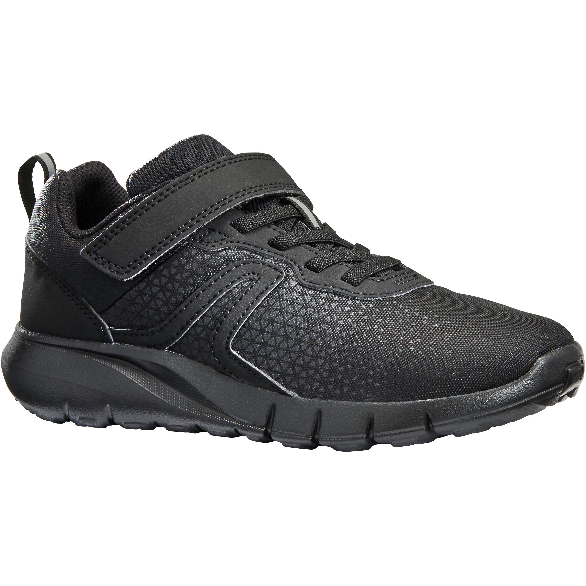 Decathlon Sportschuhe Walking Soft 140 Kinder schwarz