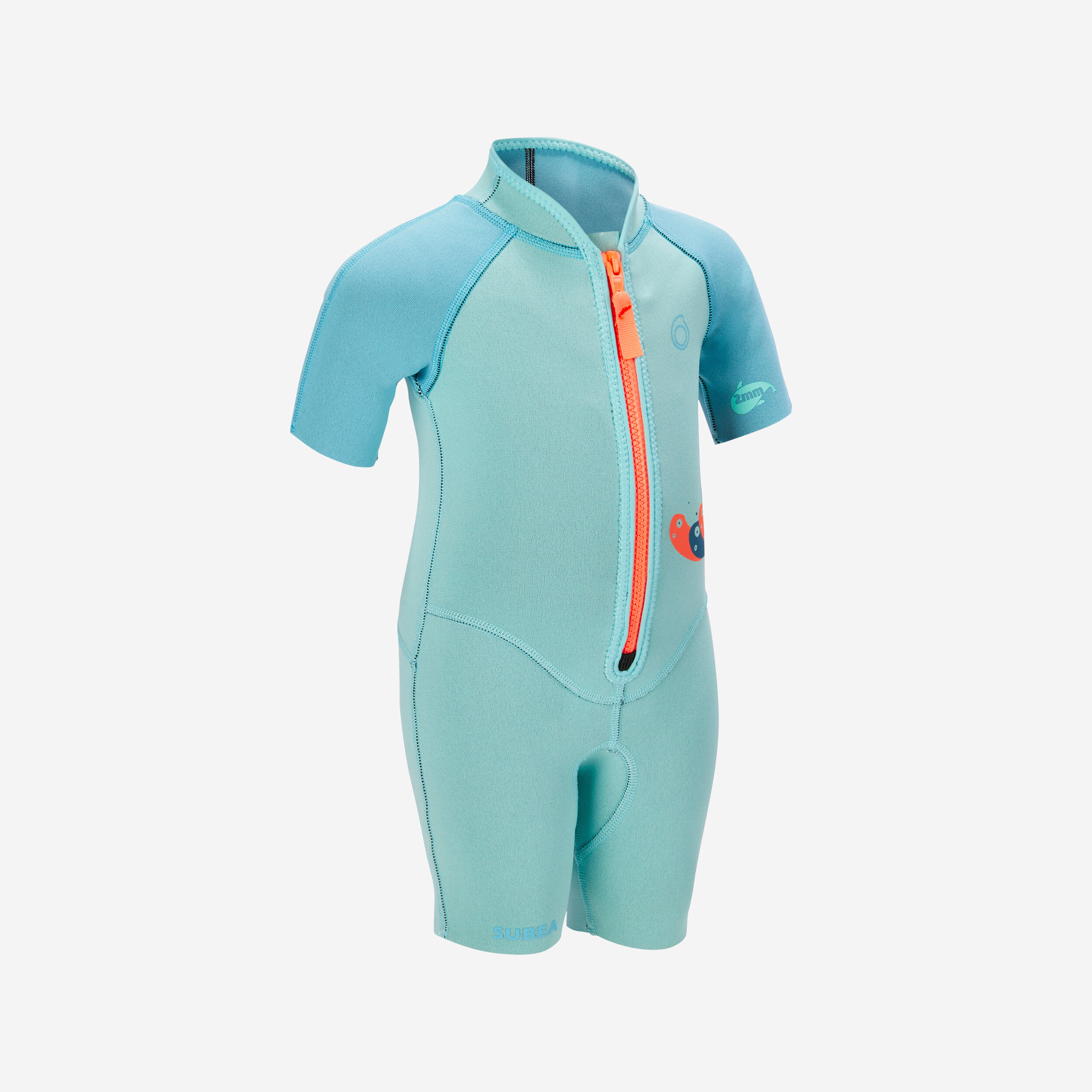 Subea Neopren Shorty Schnorcheln Baby/Kleinkinder 1,5 mm türkis