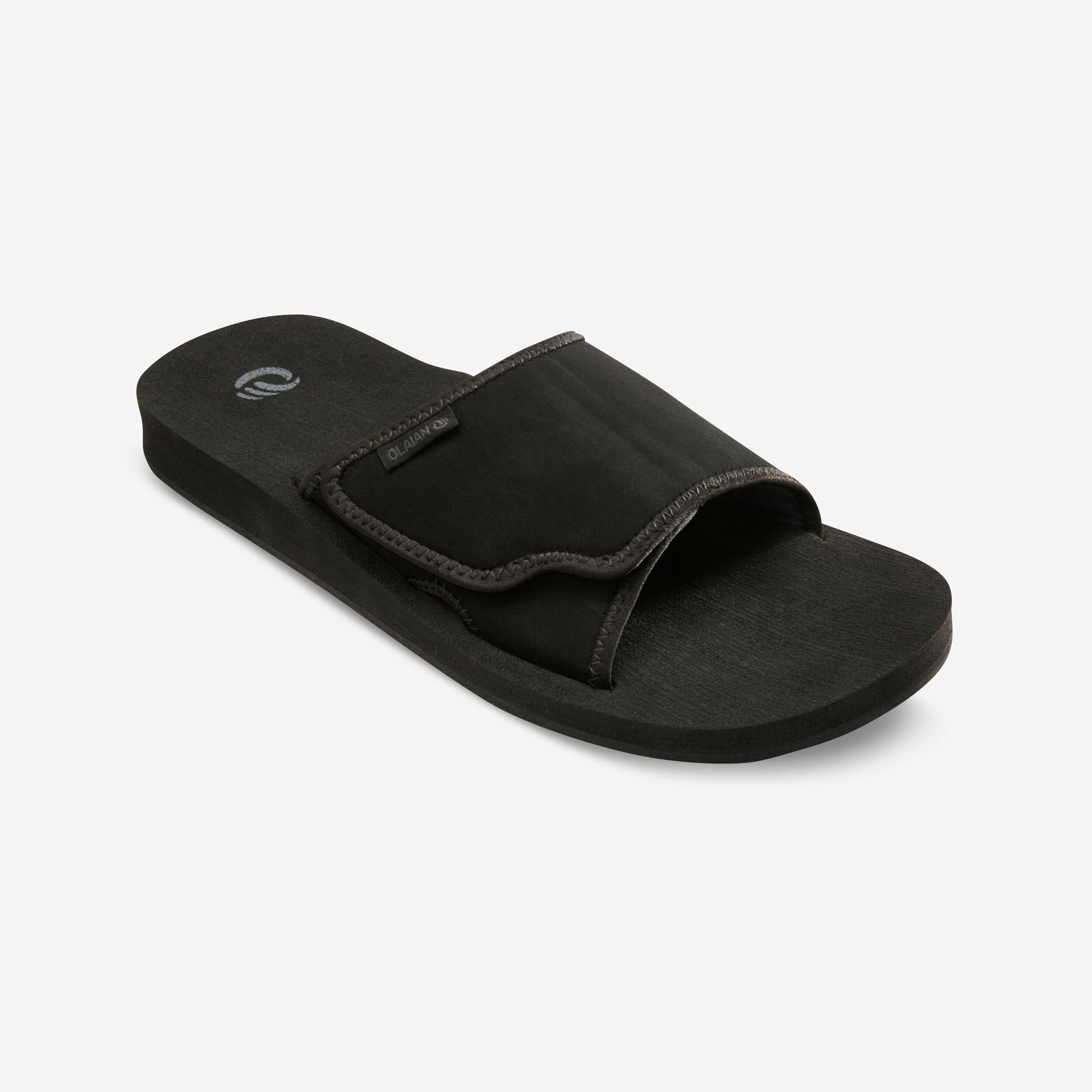 Olaian Sandalen Slaps 590 Herren schwarz