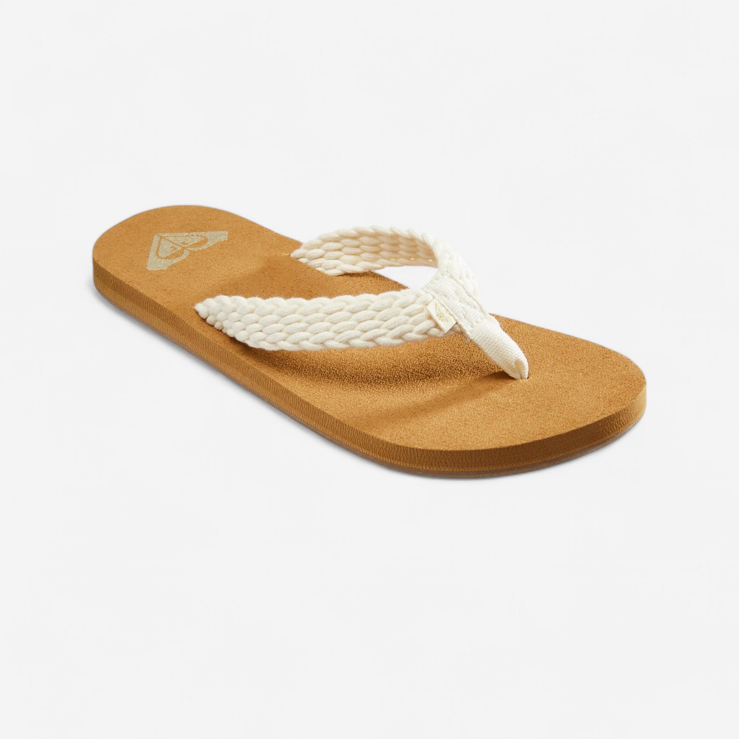 Roxy Zehensandalen Damen Roxy Porto weiss