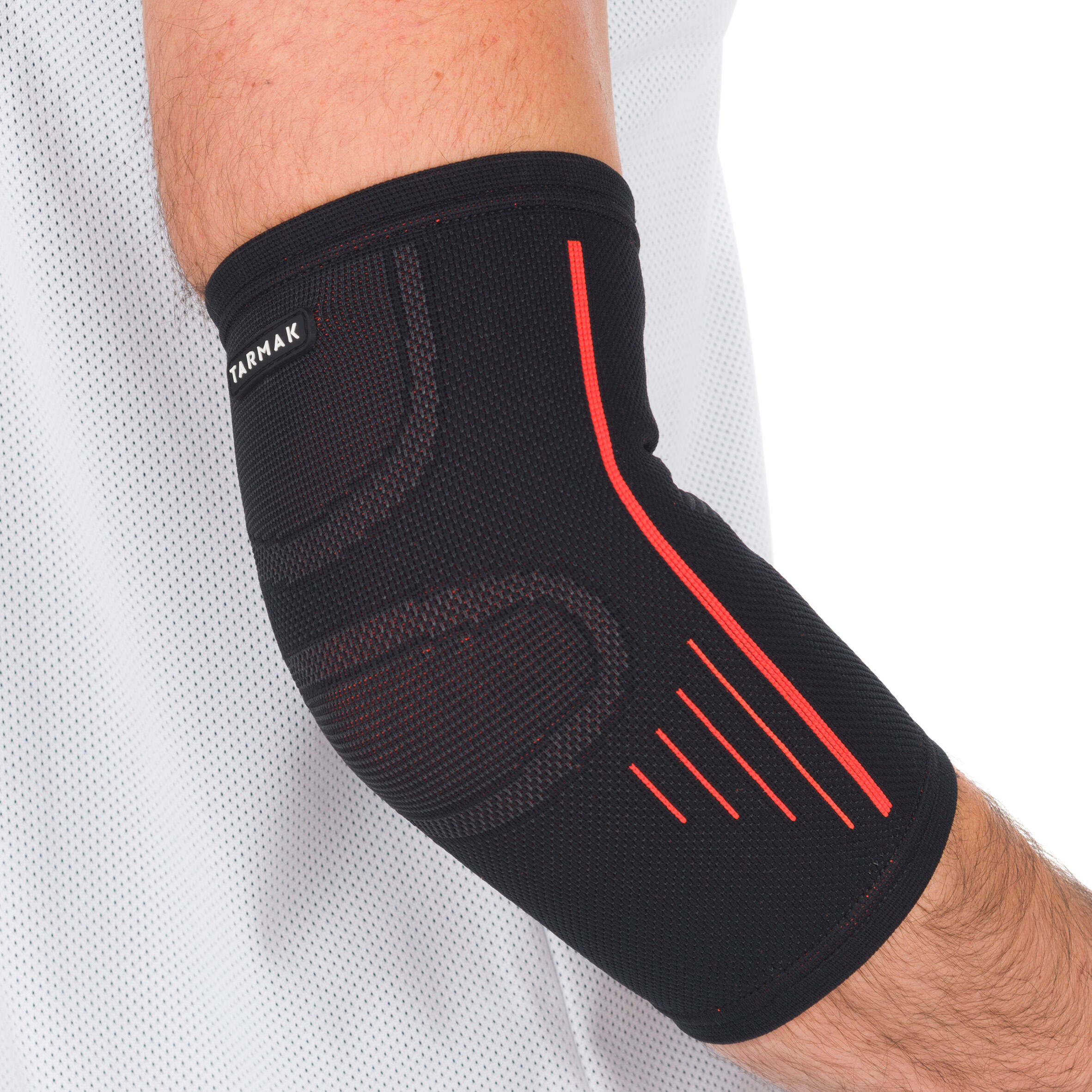Tarmak Ellenbogenbandage Soft 300 links/rechts Erwachsene schwarz