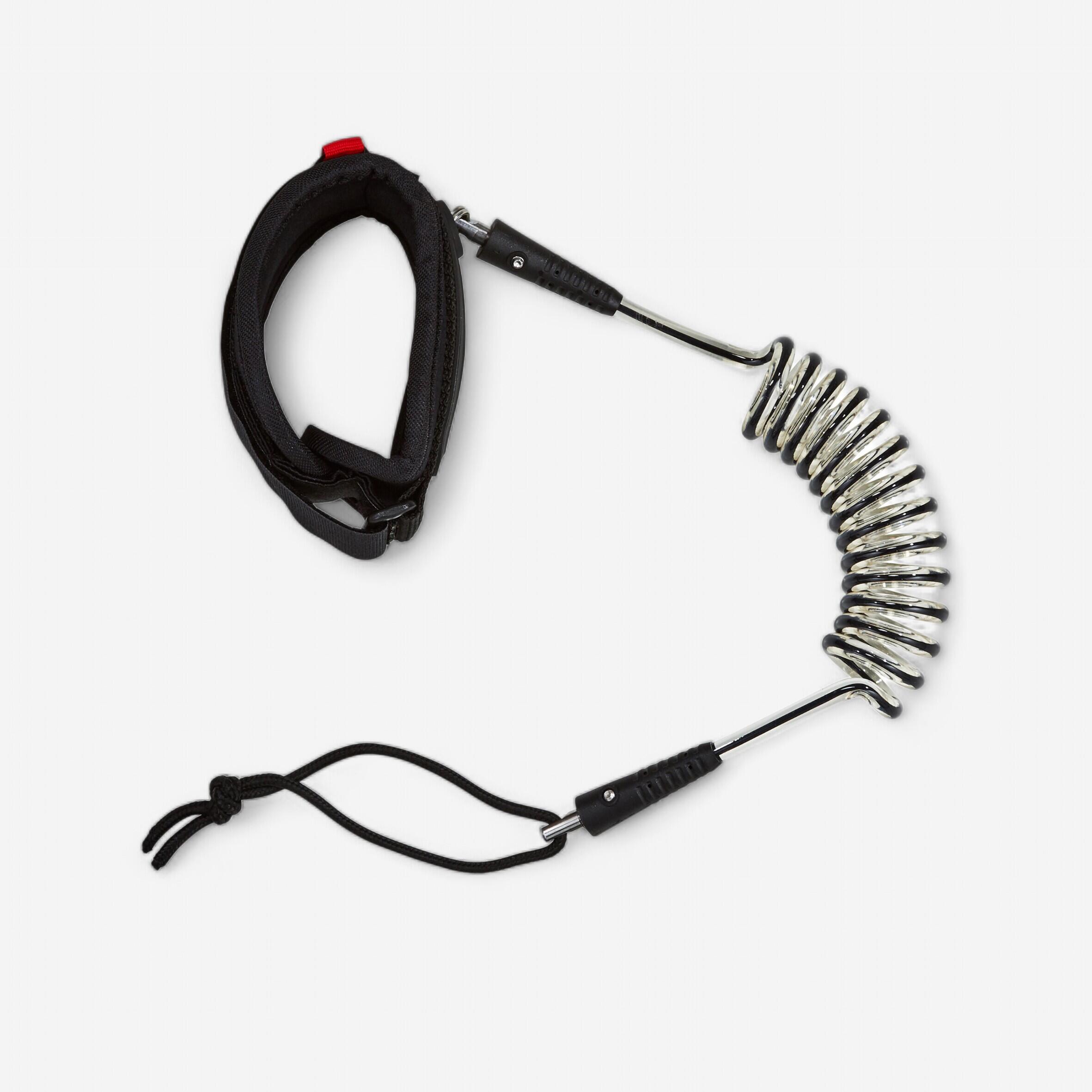 Radbug Spiral-Leash 900 für Bodyboard Bizeps schwarz