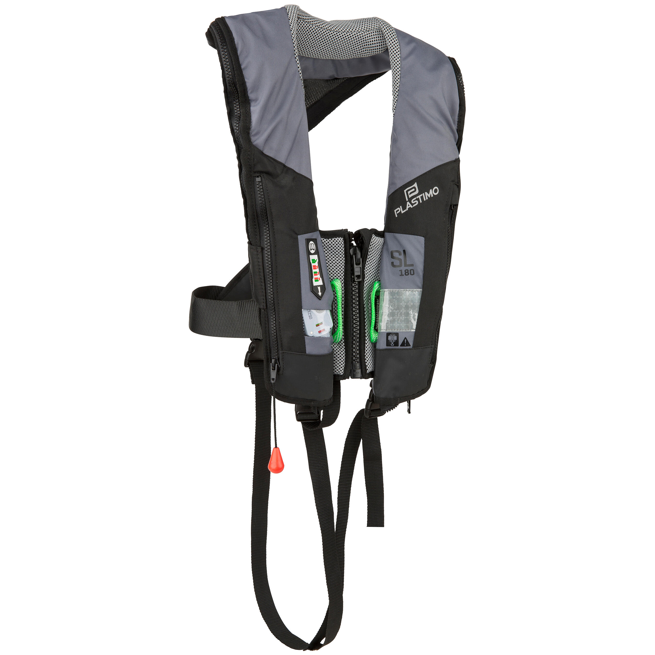 Plastimo Rettungsweste Segeln selbstaufblasend SL180 UML Pro Sensor + Gurtsystem Erw.
