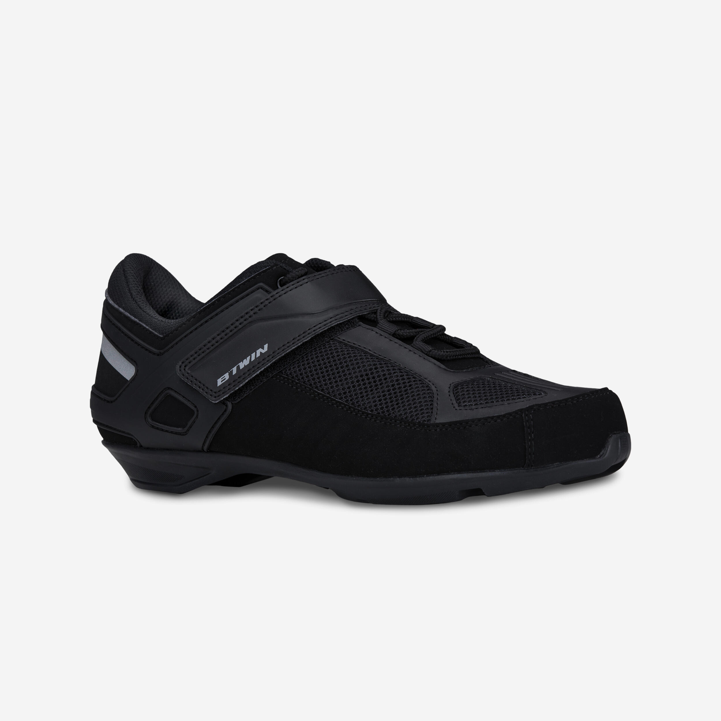 Triban Fahrradschuhe Rennrad RC 100 schwarz