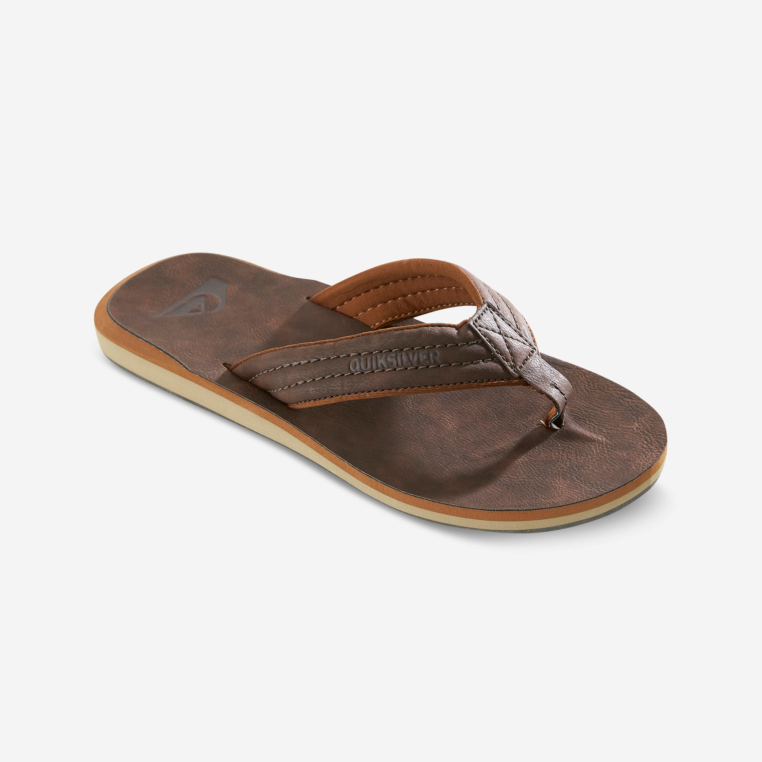 Quiksilver Zehensandalen Herren Quiksilver Carver braun