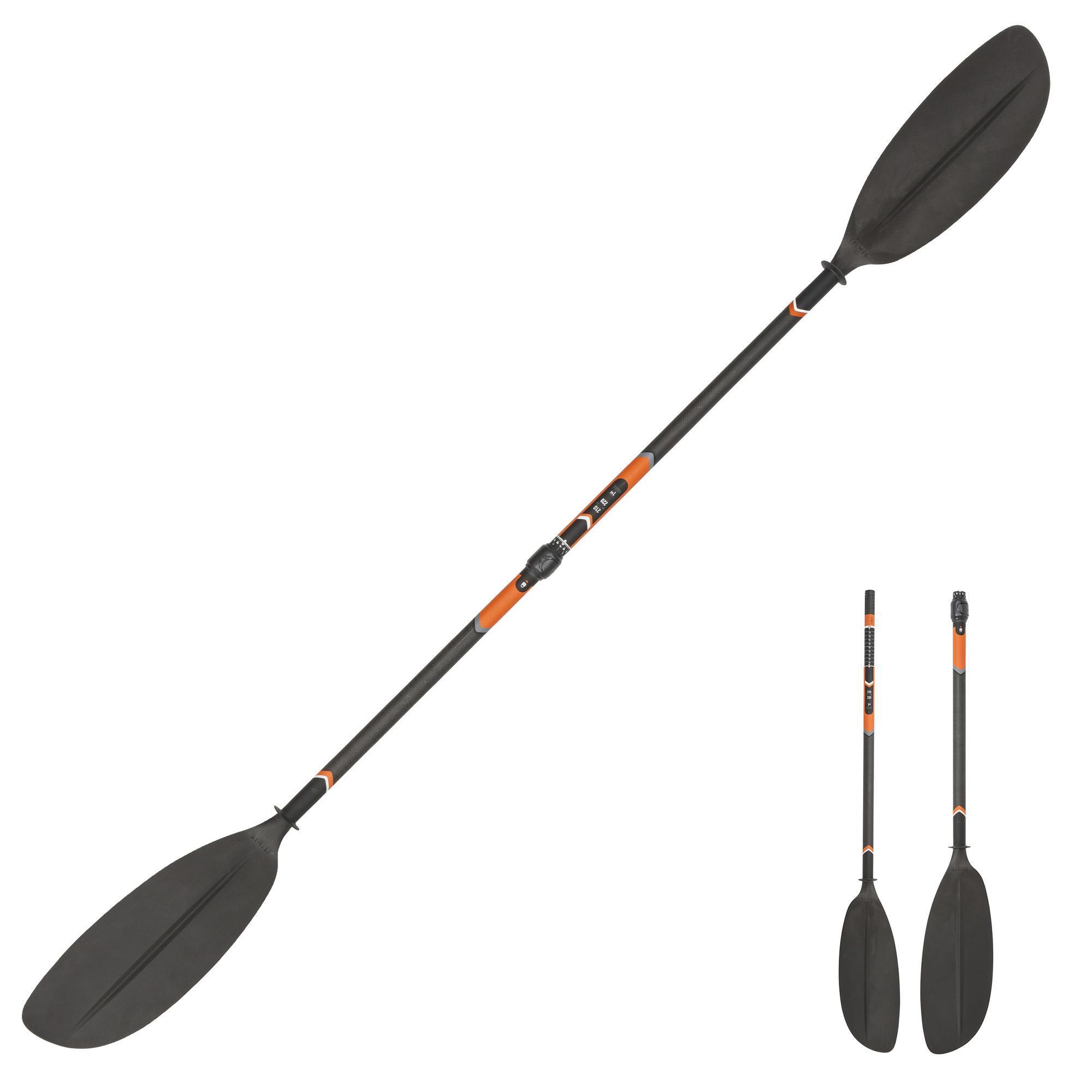 Itiwit Kajakpaddel Carbon X500 zweiteilig zerlegbar und verstellbar 210–220 cm