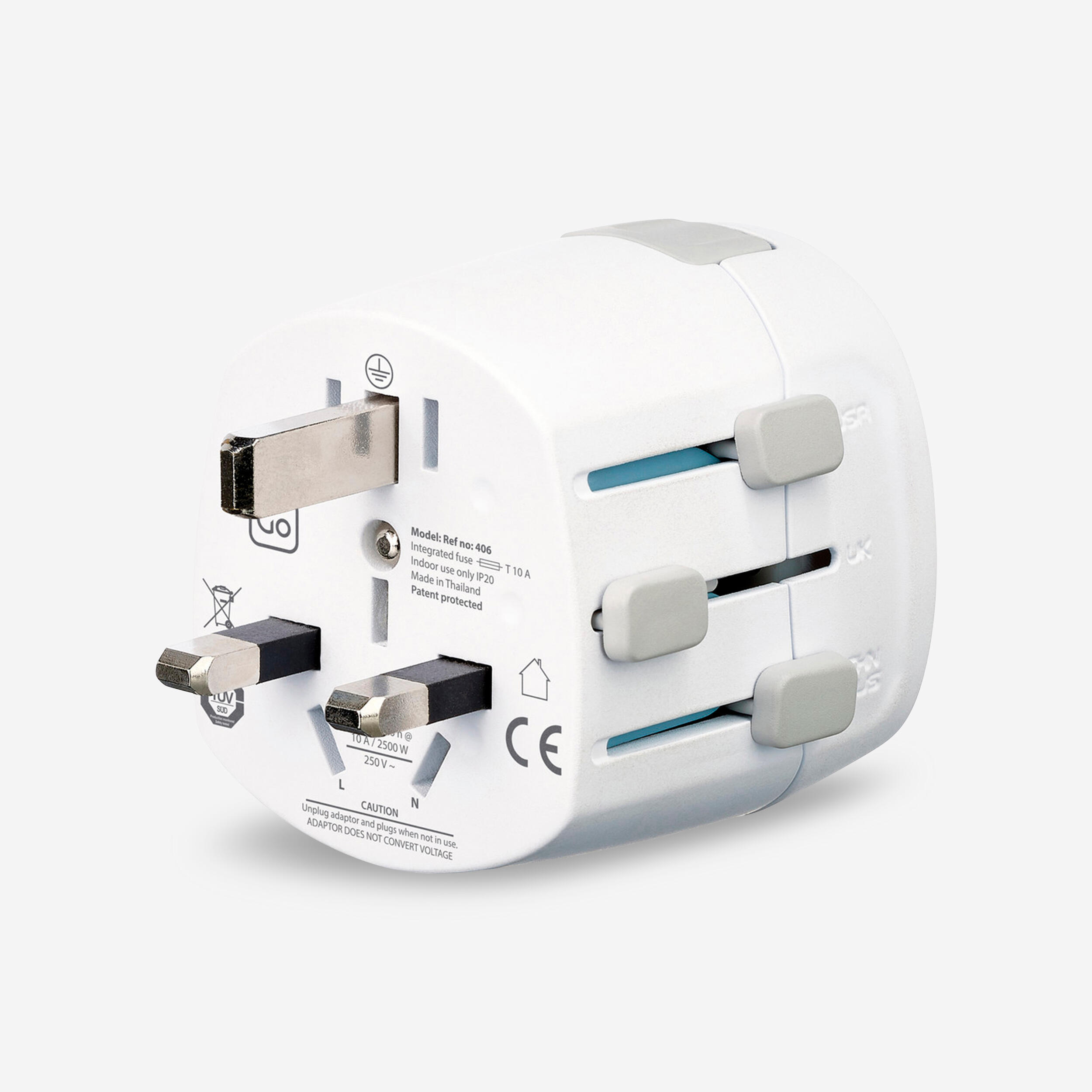 Design Go Steckdosen-Adapter Universal