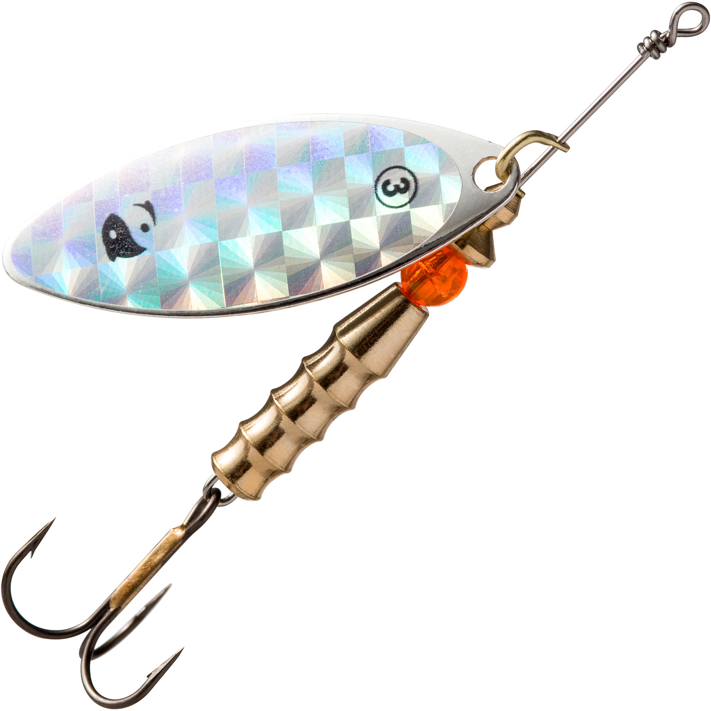 Caperlan Spinner Taro #3 holografisch Raubfischangeln