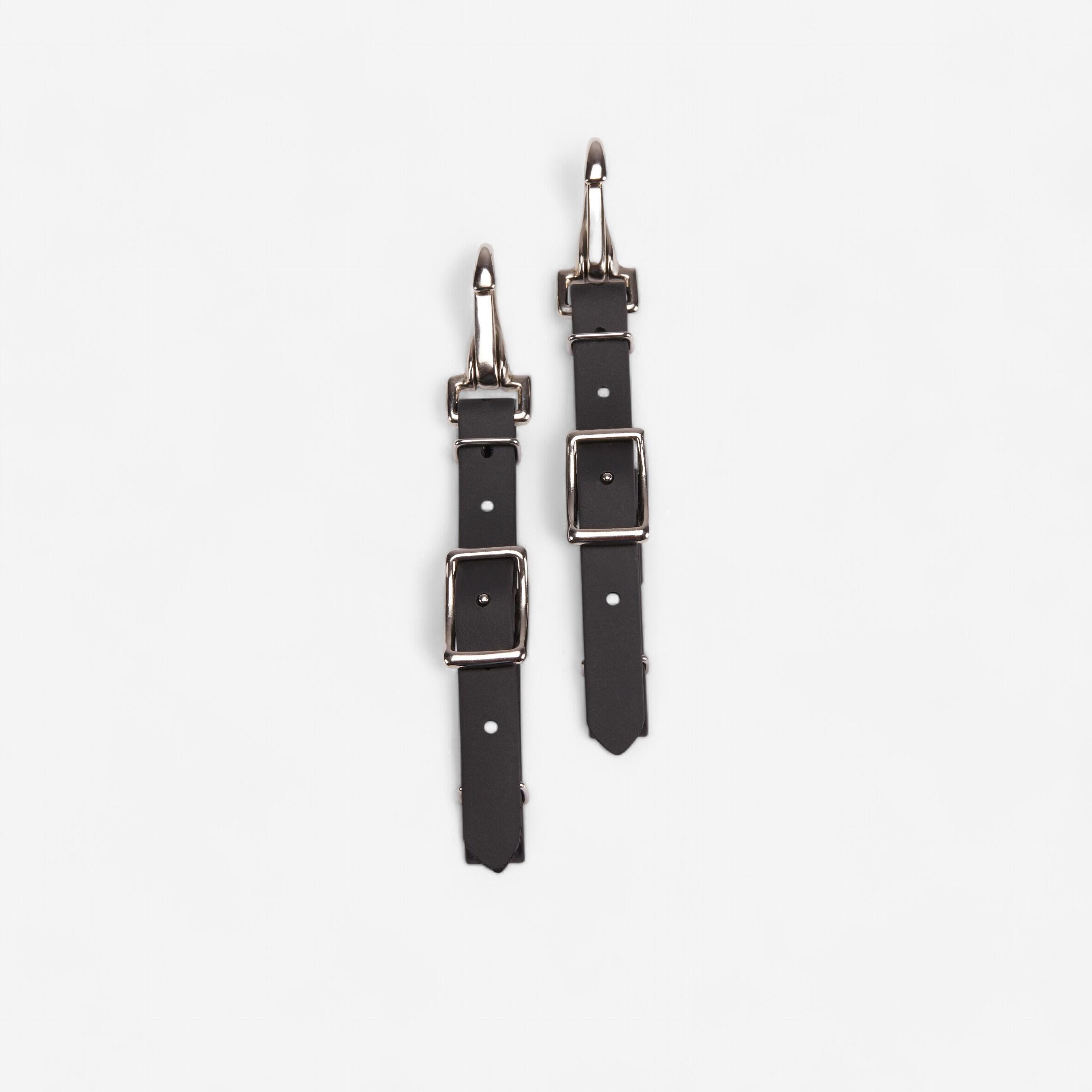 Fouganza Gebissriemen für Trense ESCAPE schwarz