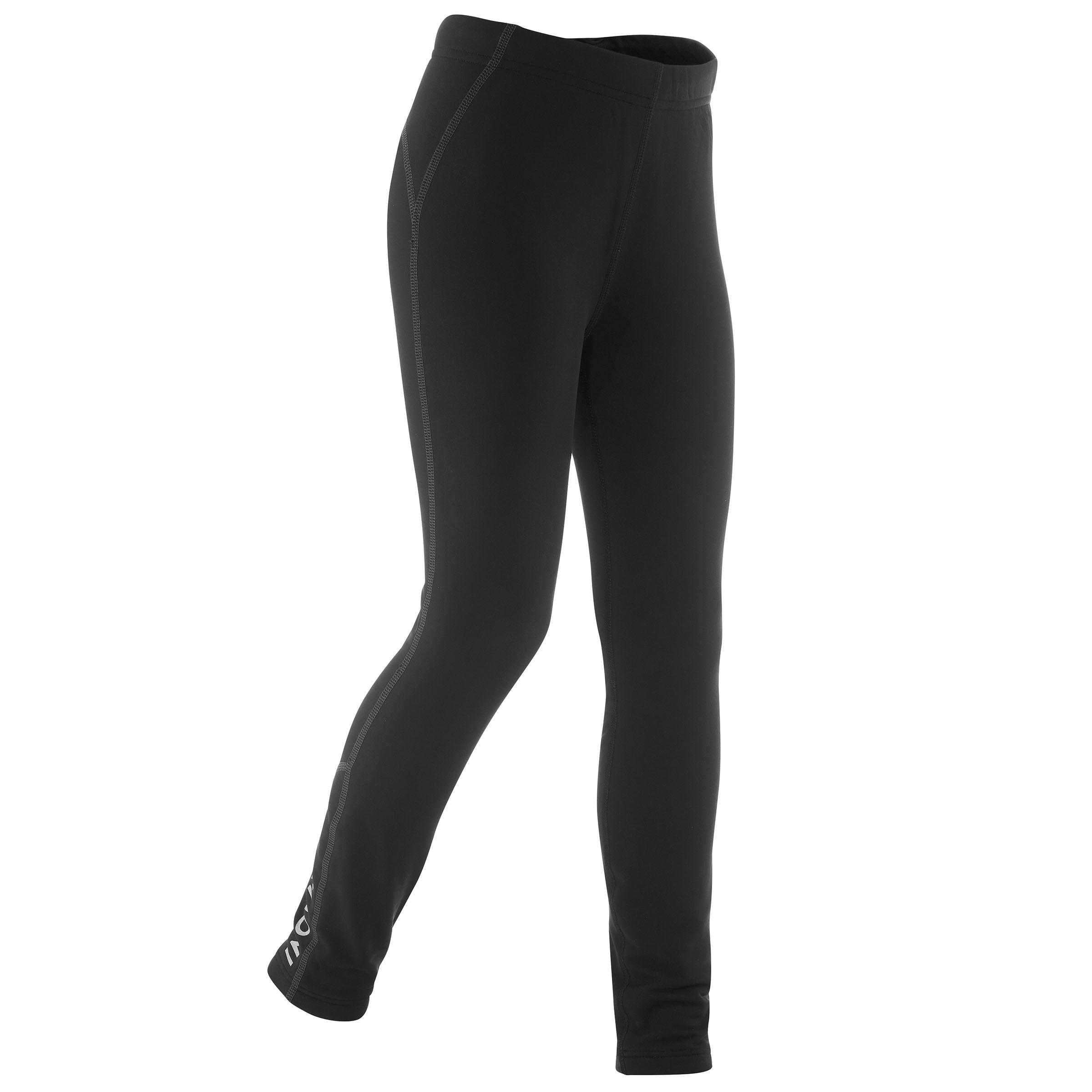 Inovik Tights Langlauf XC S 100 Kinder schwarz