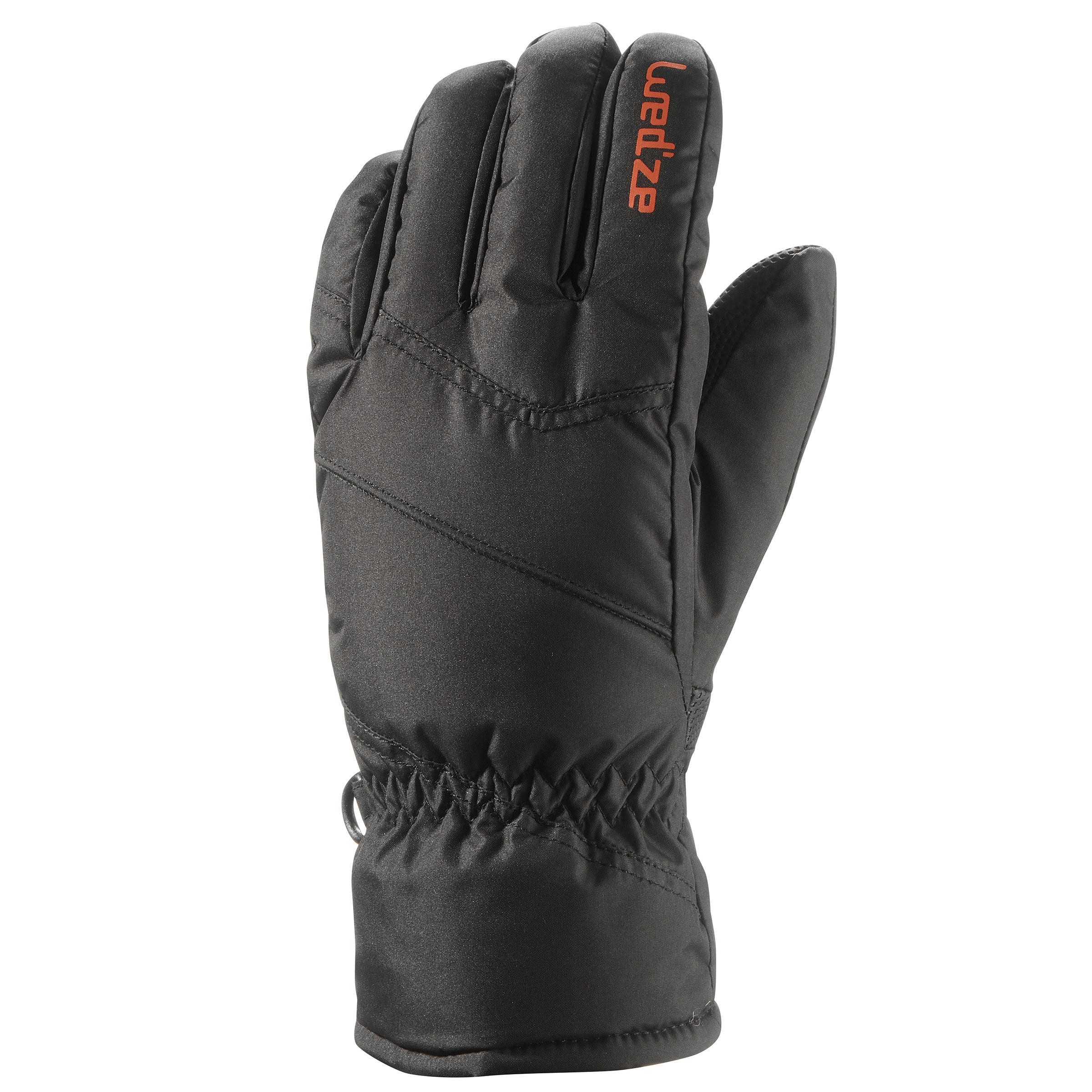 Wedze Skihandschuhe 100 Kinder schwarz