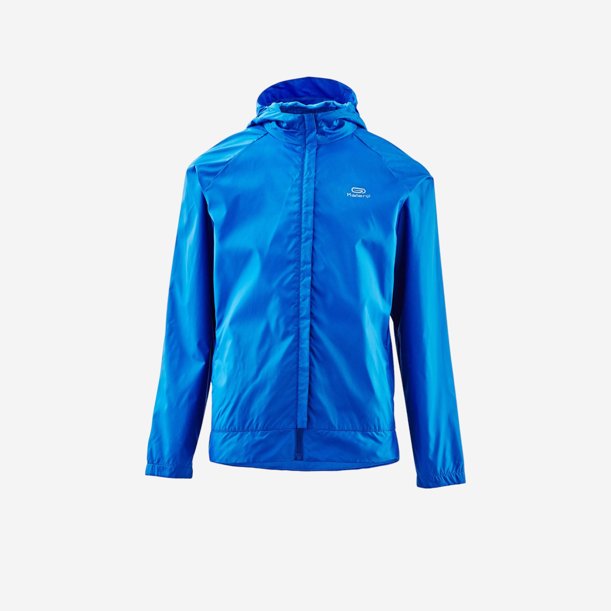 Kalenji Windjacke Leichtathletik Club personalisierbar Kinder schwarz