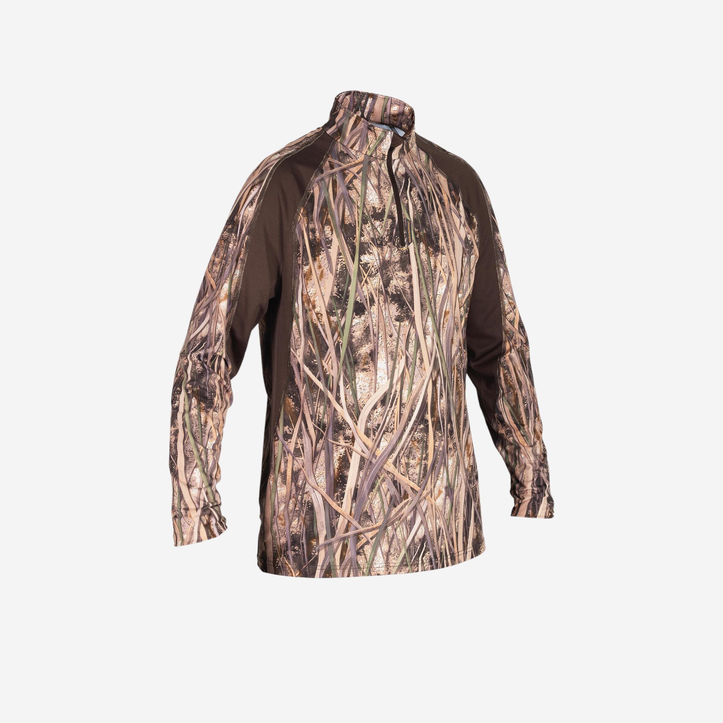 Solognac Jagd-Langarmshirt 500 Camouflage Schilf