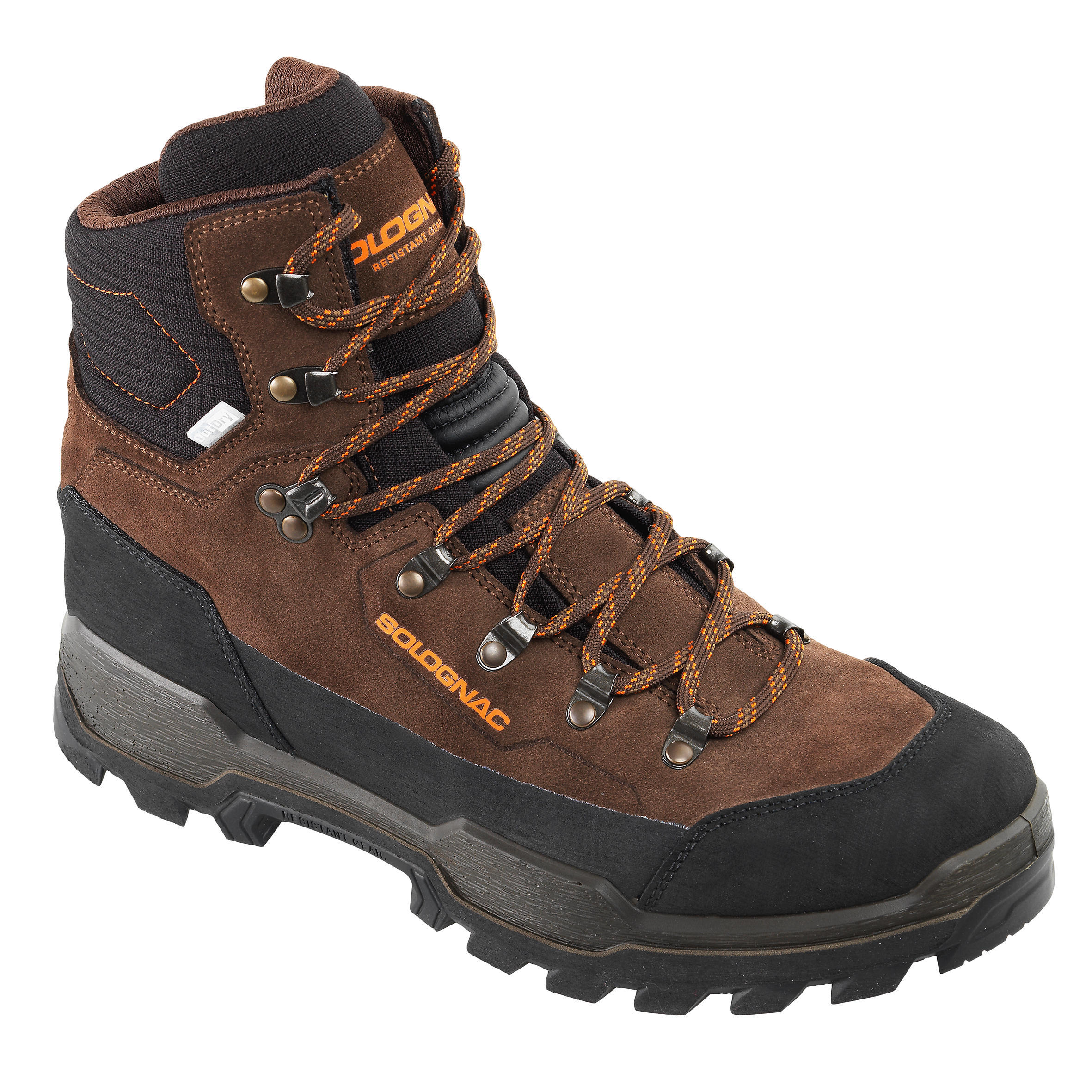 Solognac Jagdstiefel CROSSHUNT 500 wasserdicht, robust, braun