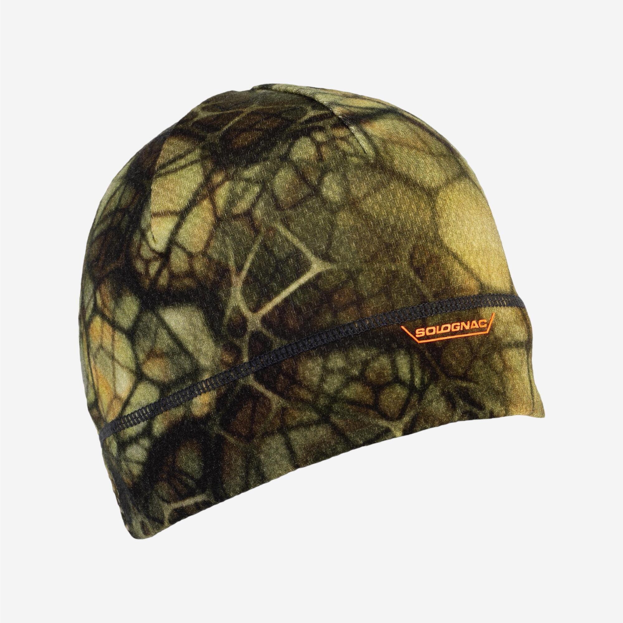 Solognac Jagdmütze Merino FURTIV 900 warm atmungsaktiv camouflage
