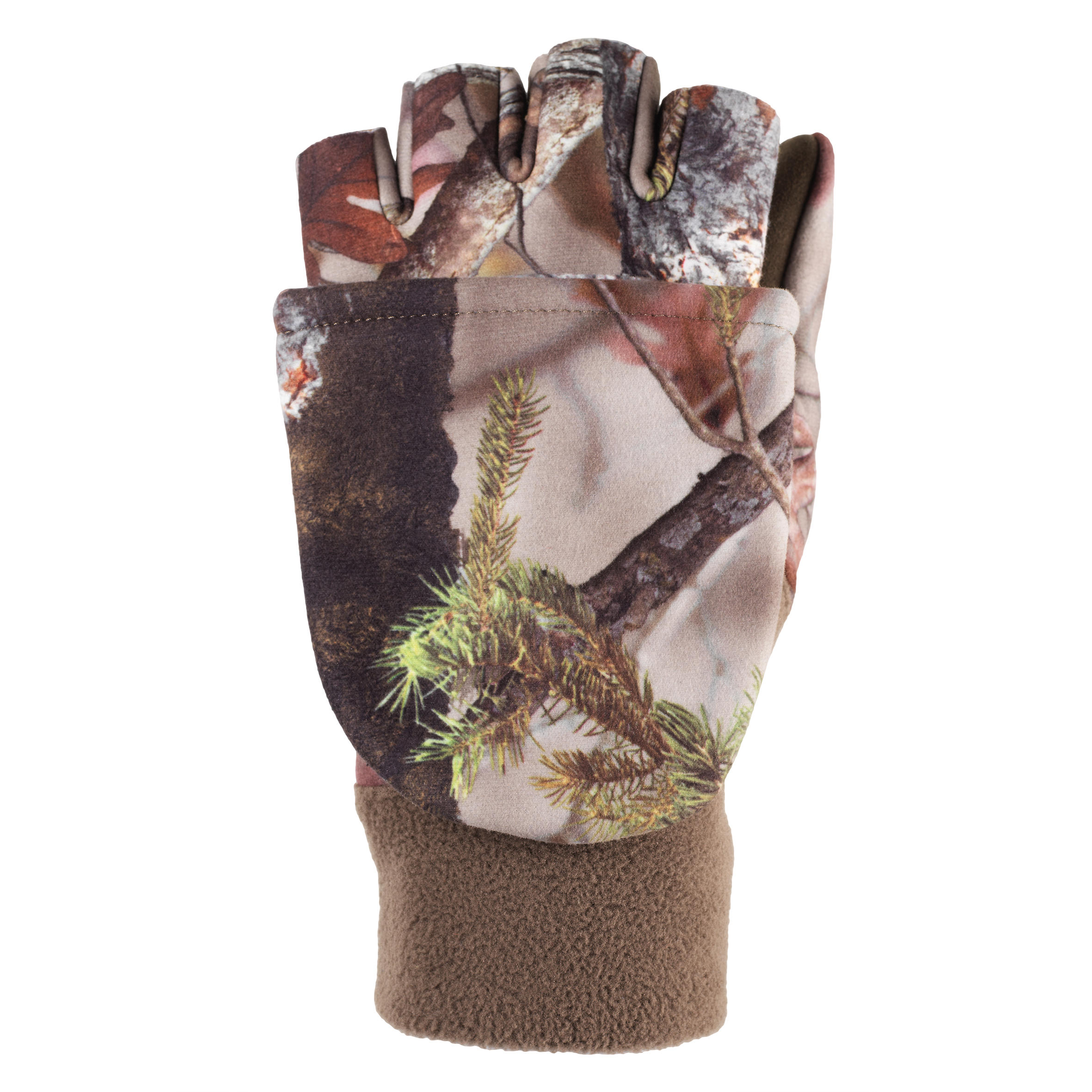 Solognac Jagdhandschuhe Damen Fäustling warm camouflage