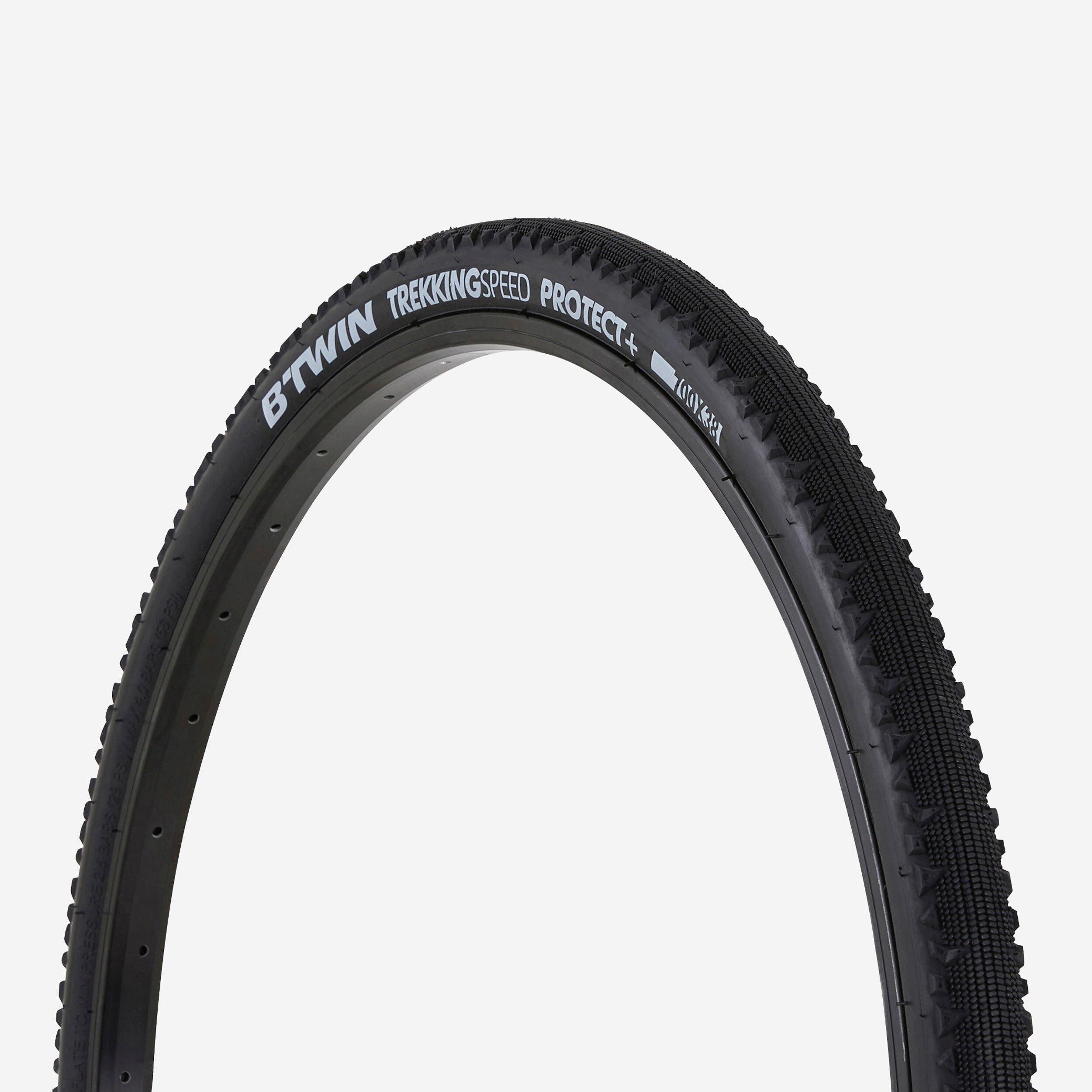 Btwin Fahrradreifen Trekking 9 700×38 Protect Plus