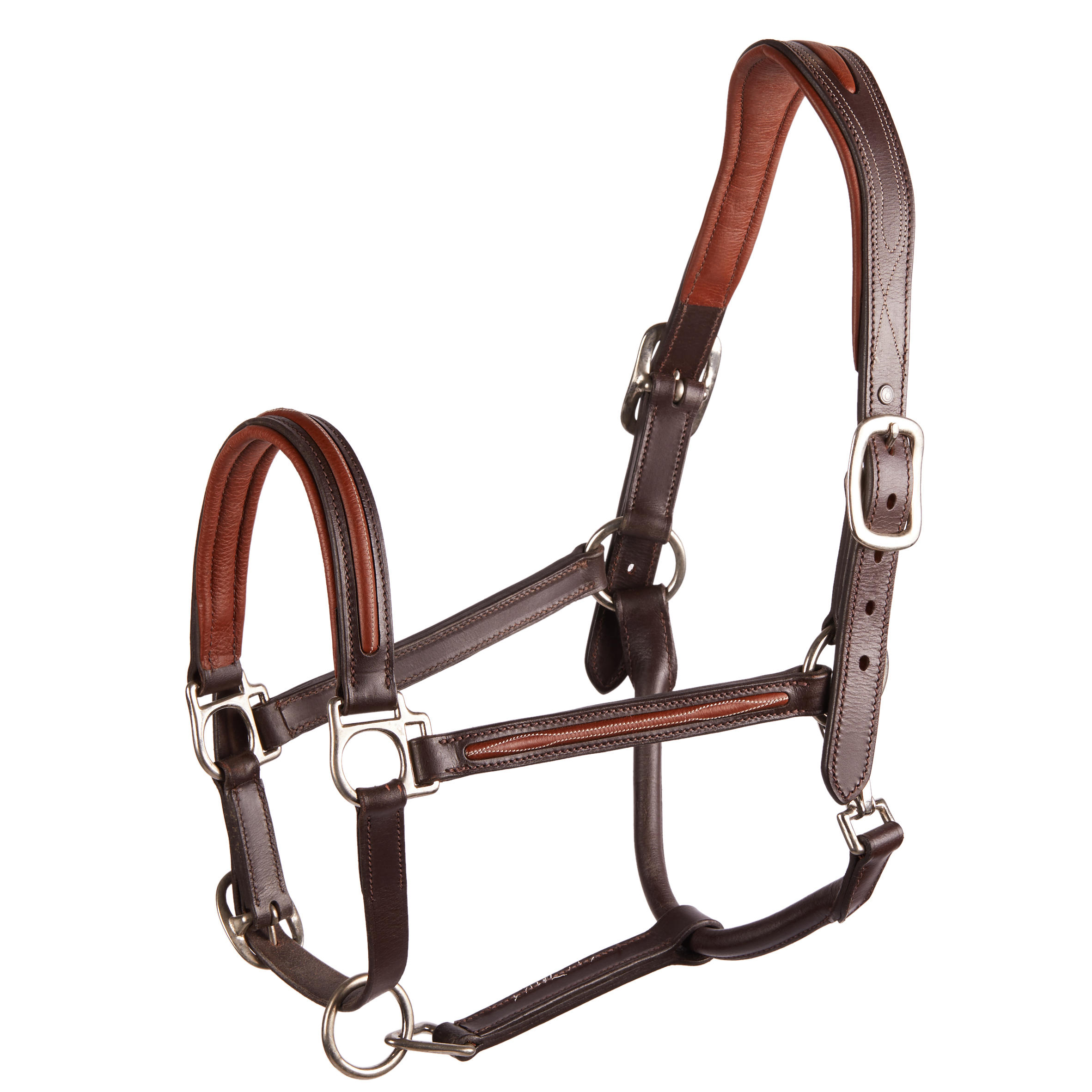 Fouganza Halfter Romeo 900 Leder Pony/Pferd braun