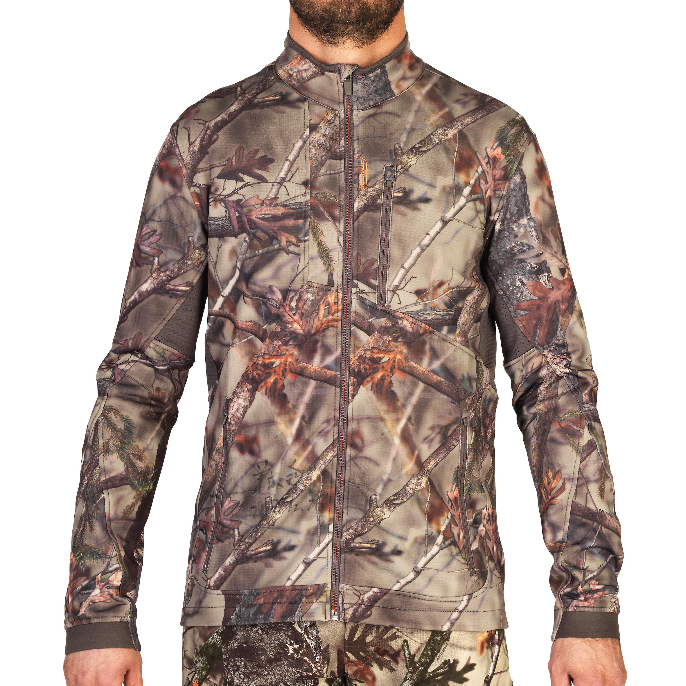 Solognac Jagdjacke 500 camouflage leise