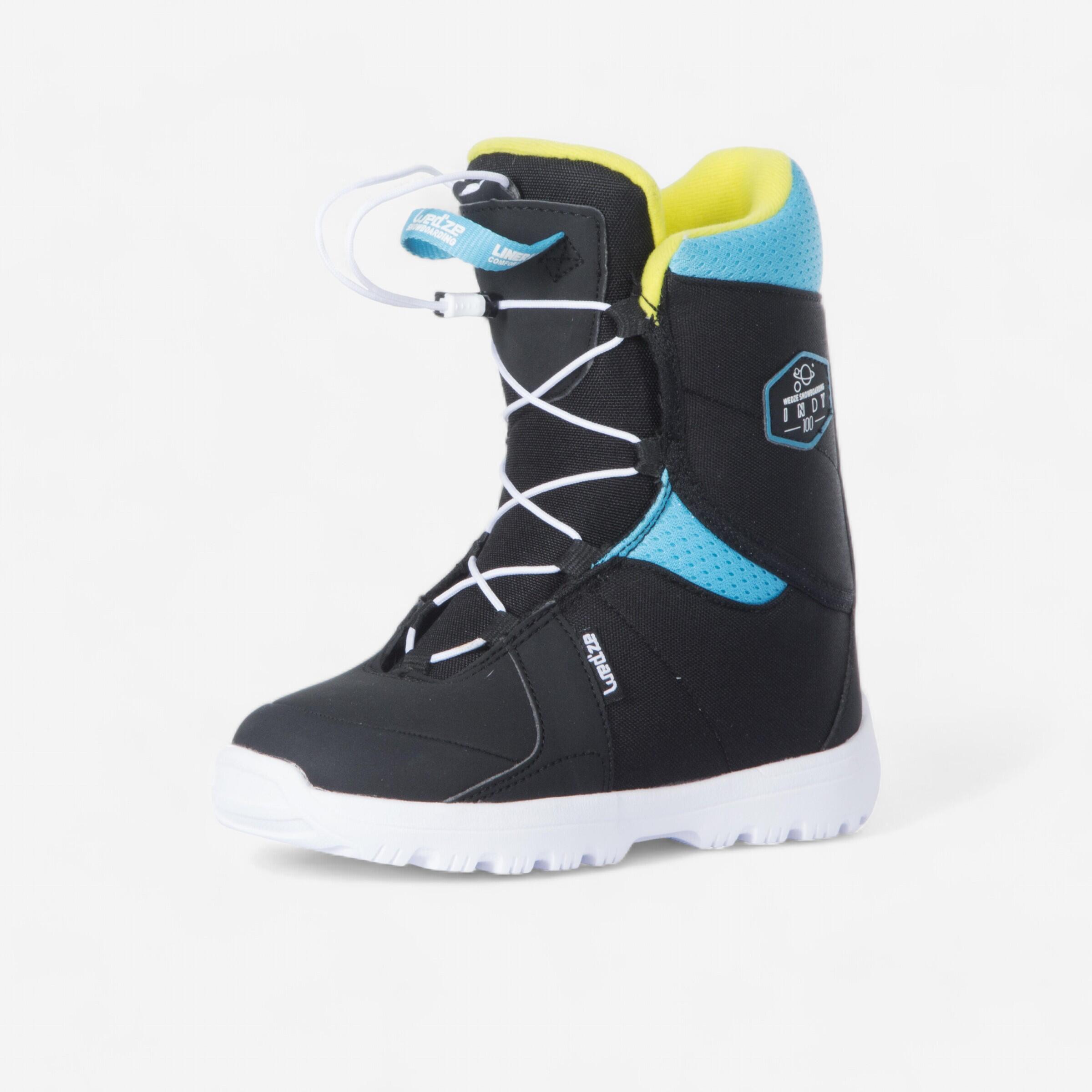 Dreamscape Snowboard Boots All Mountain/Freestyle Indy 100 Fast Lock Kinder schwarz/blau