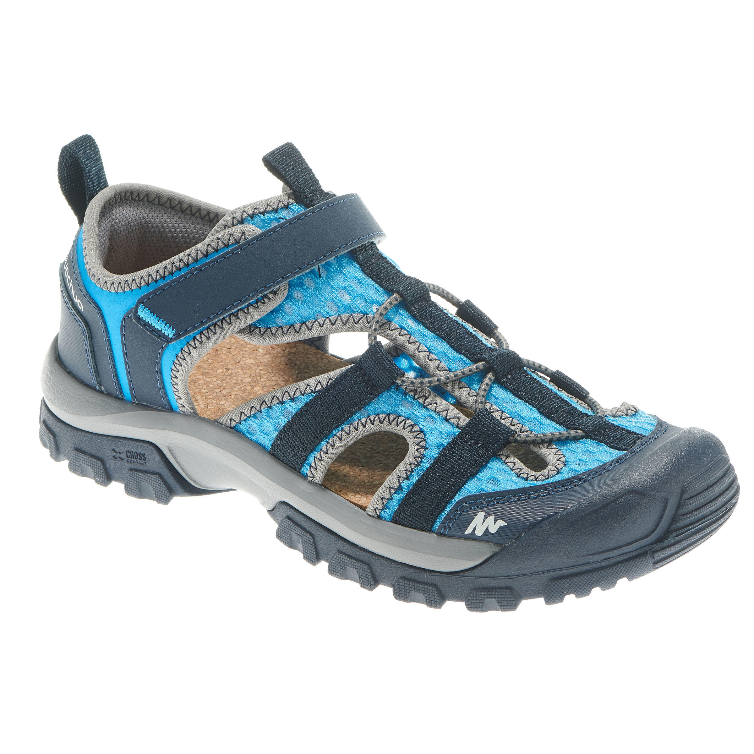 Quechua Wandersandalen MH100 Kinder Jungen Gr. 28–39 blau
