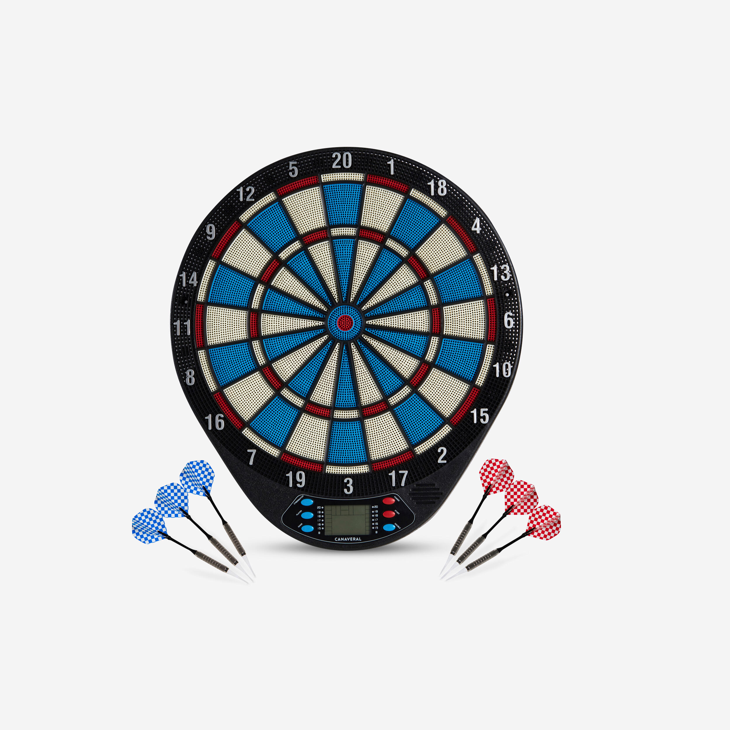 Canaveral Dartscheibe ED 110 Softdart elektronisch mit 6 Pfeilen