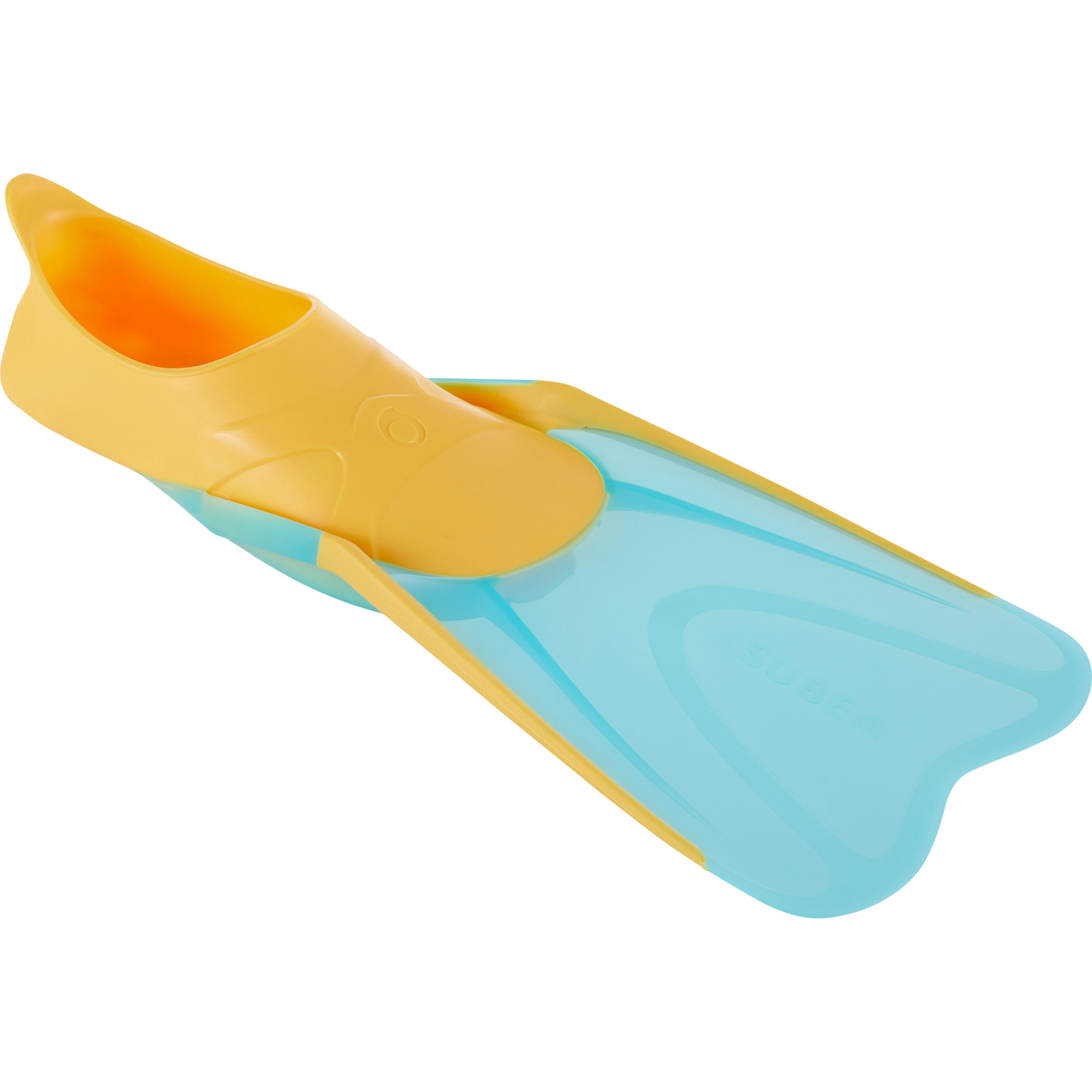 Subea Schnorchelflossen SNK 500 Kinder hellgrün/lila
