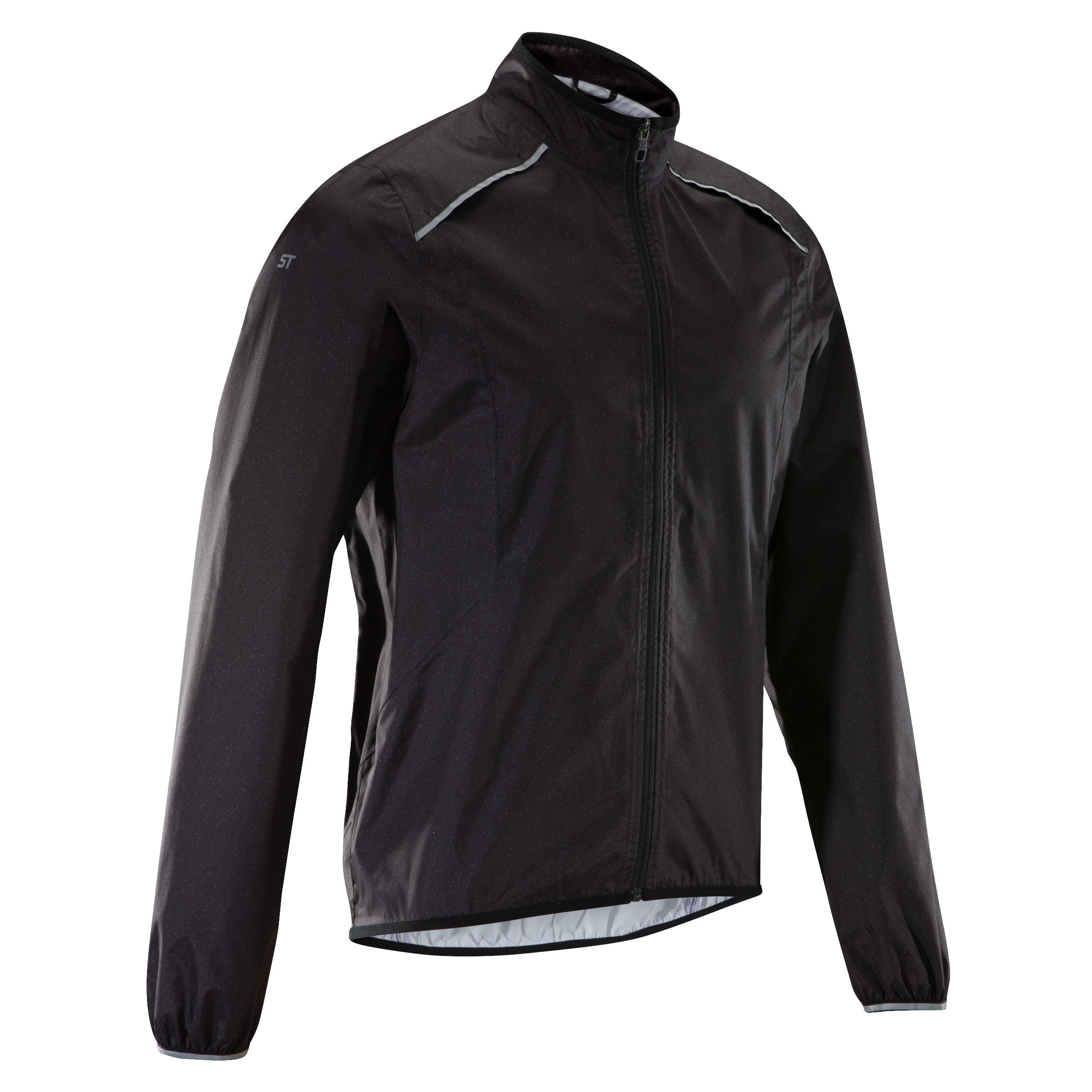 Rockrider Fahrrad Regenjacke MTB ST 500 Herren schwarz