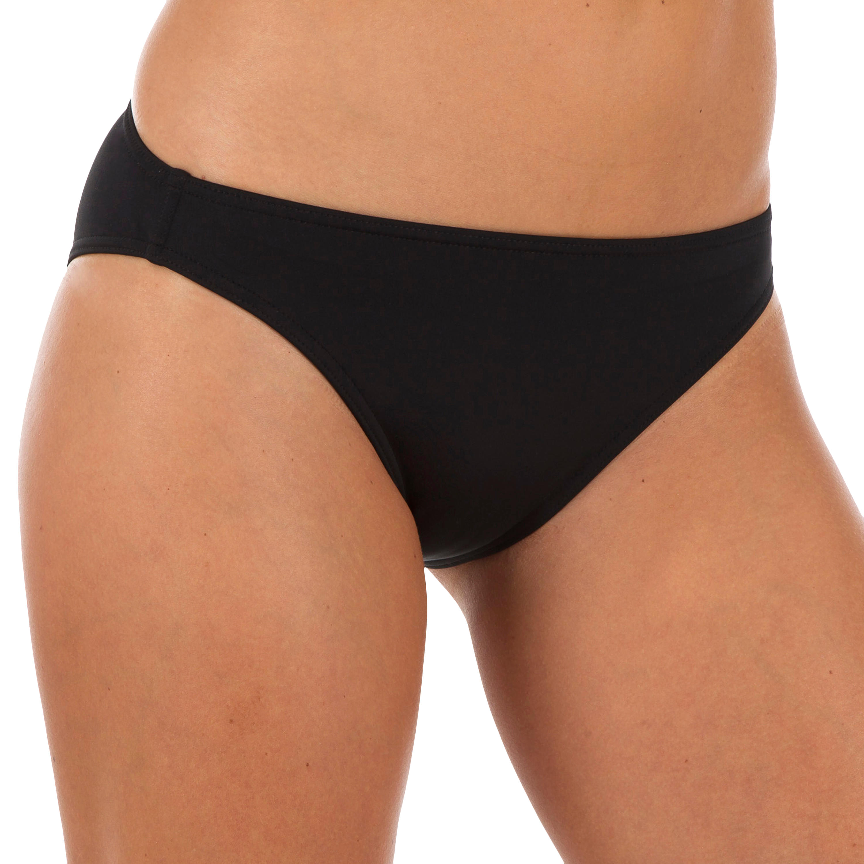Olaian Bikini-Hose Damen Nina schwarz